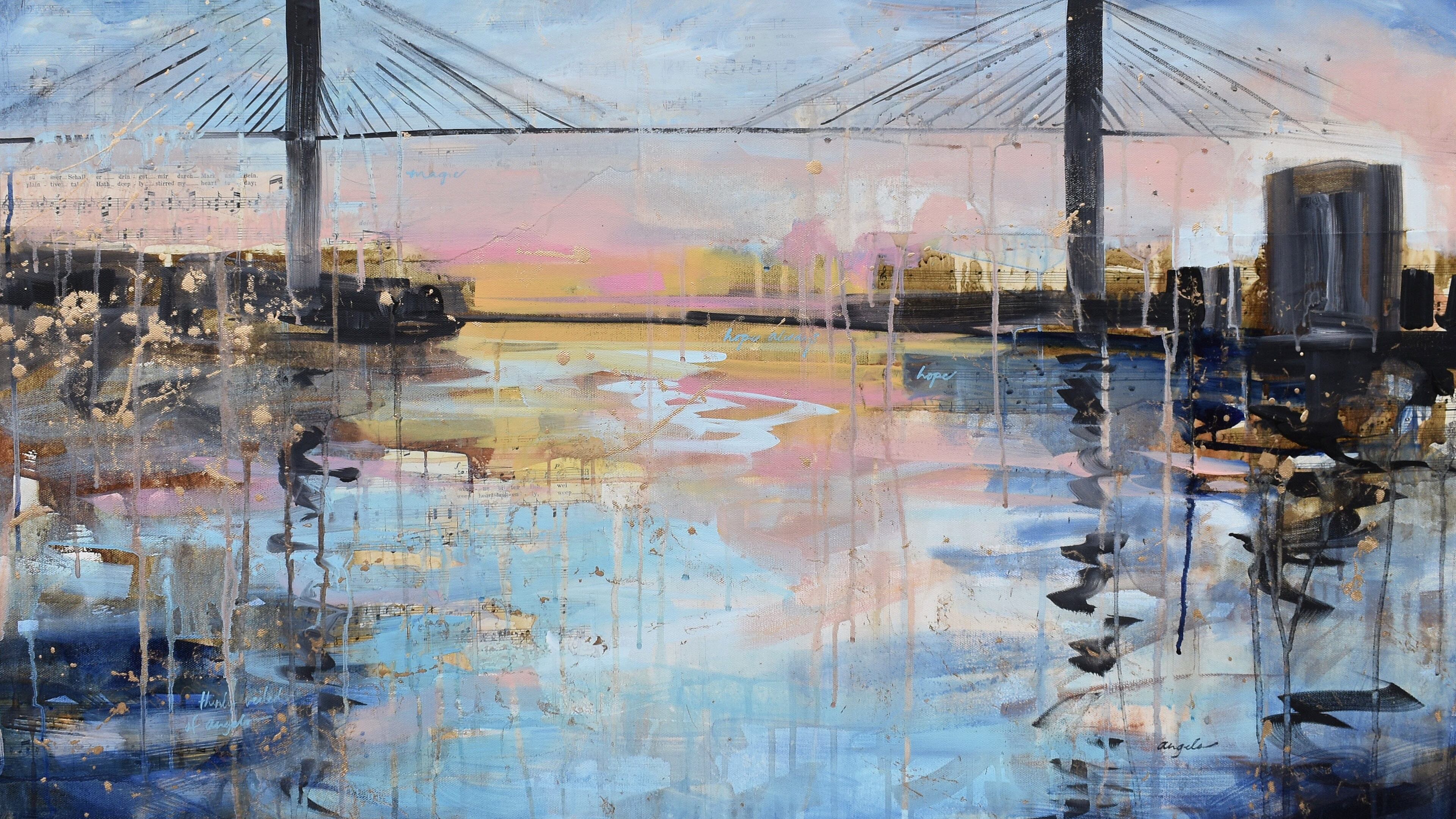 'Savannah Talmadge Bridge, Hope Always Hope On The Horizon' by Tiffani Taylor. (Courtesy of the artist)