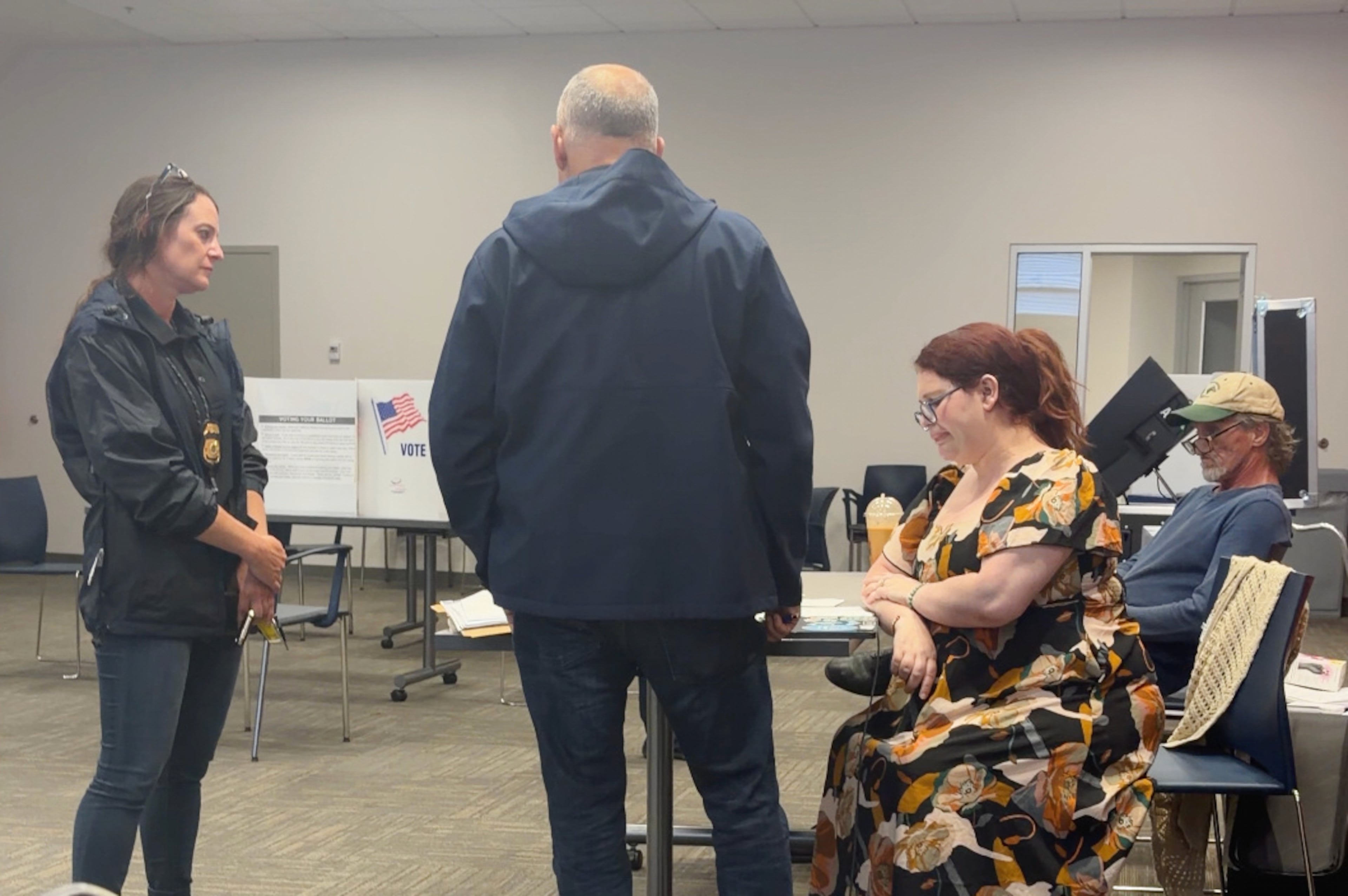ICE Poll Worker