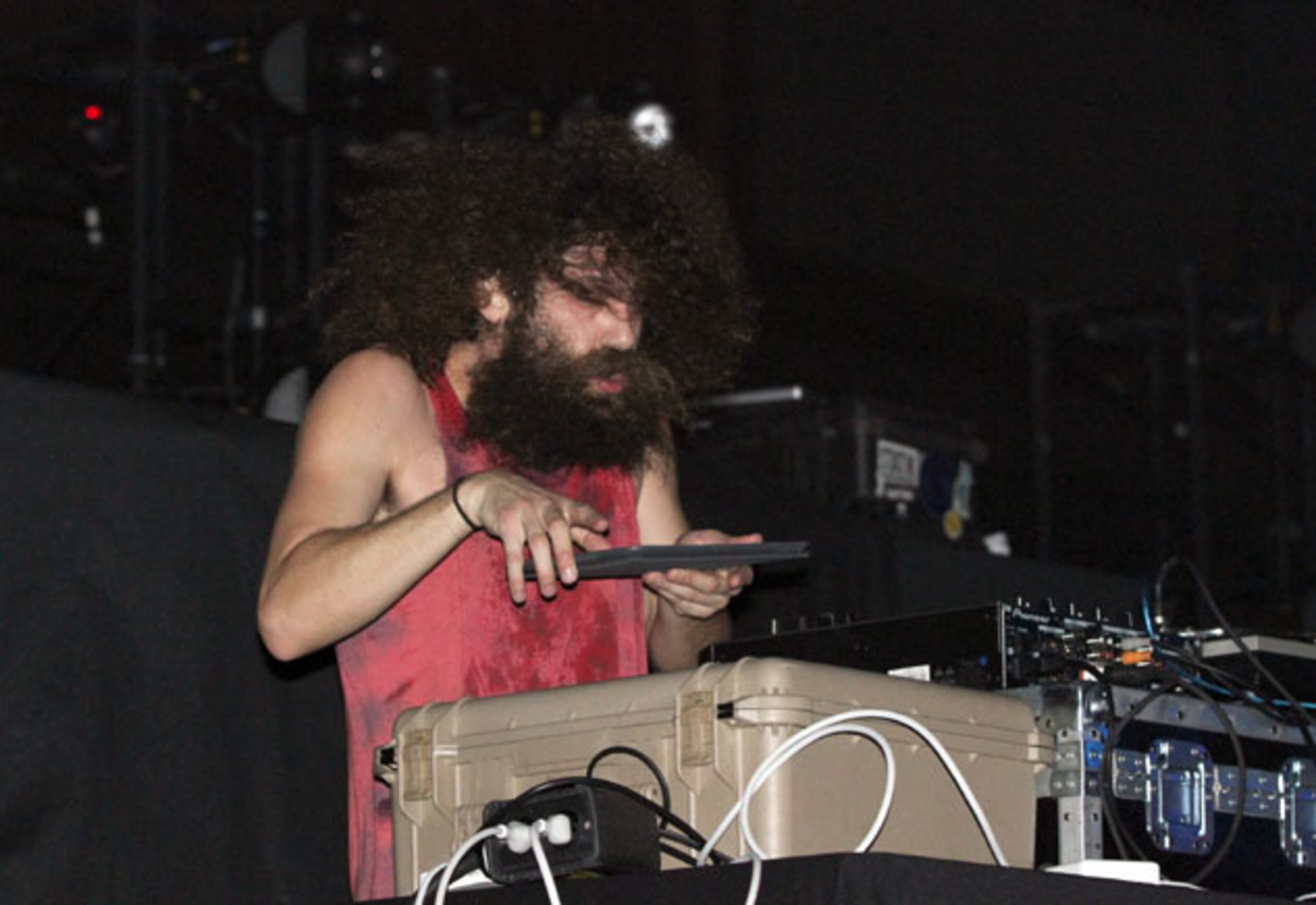 #18 of #25. PLEASE KEEP IN SEQUENTIAL ORDER FOR THE CONTINUITY OF THE GALLERY. -- The Gaslamp KillerRun the Jewels, also known by the acronym RTJ, is an American hip hop supergroup formed in 2013 by rapper/producer El-P and rapper Killer Mike. They played to a sold out Tabernacle crowd on Saturday, January 21, 2017, with openers The Gaslamp Killer, Gangsta Boo, CUZ and Nick Hook.Robb Cohen Photography & Video /RobbsPhotos.com