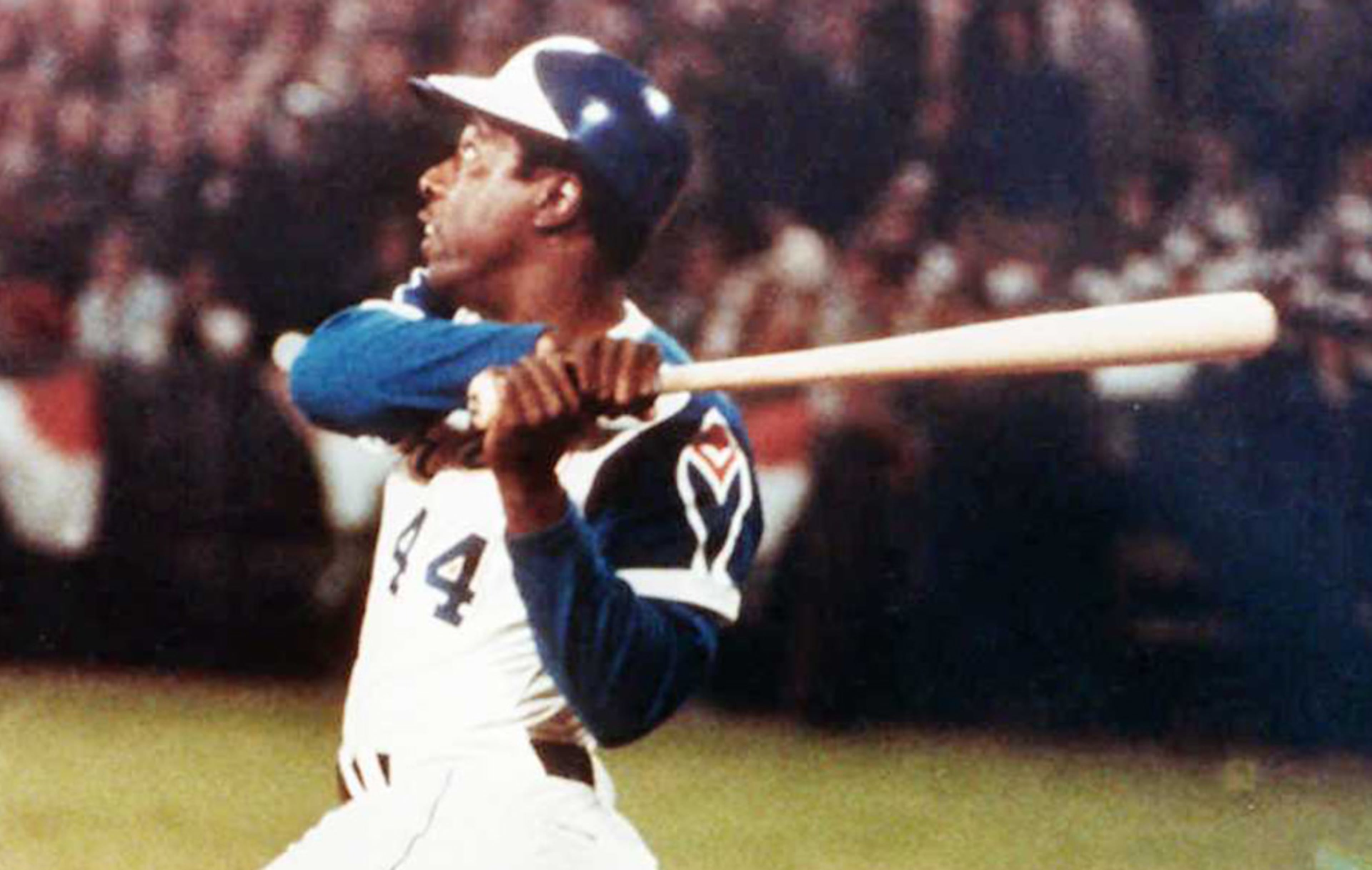 Hank Aaron played in 21 seasons for the Milwaukee and Atlanta Braves. His 755 career home runs stood as a major league record for more than three decades. He was the first Atlanta Brave to hi 3,000 career hits and holds a number of milestones with the club. He was inducted into baseball's Hall of Fame in 1982 and into the Braves Hall of Fame in 1999.