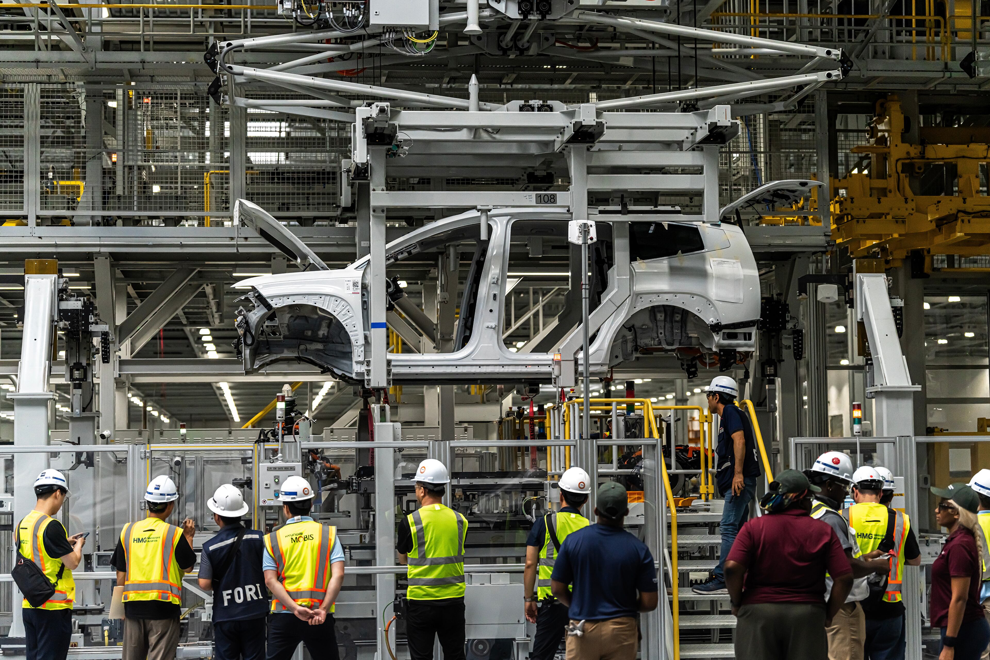The Hyundai Motor Group's Metaplant America in Ellabell began manufacturing electric vehicles last year. If the One Big Beautiful Bill Act passes, buyers of qualifying EVs would no longer receive a $7,500 tax credit beginning in late September. (Hyundai/TNS 2024)