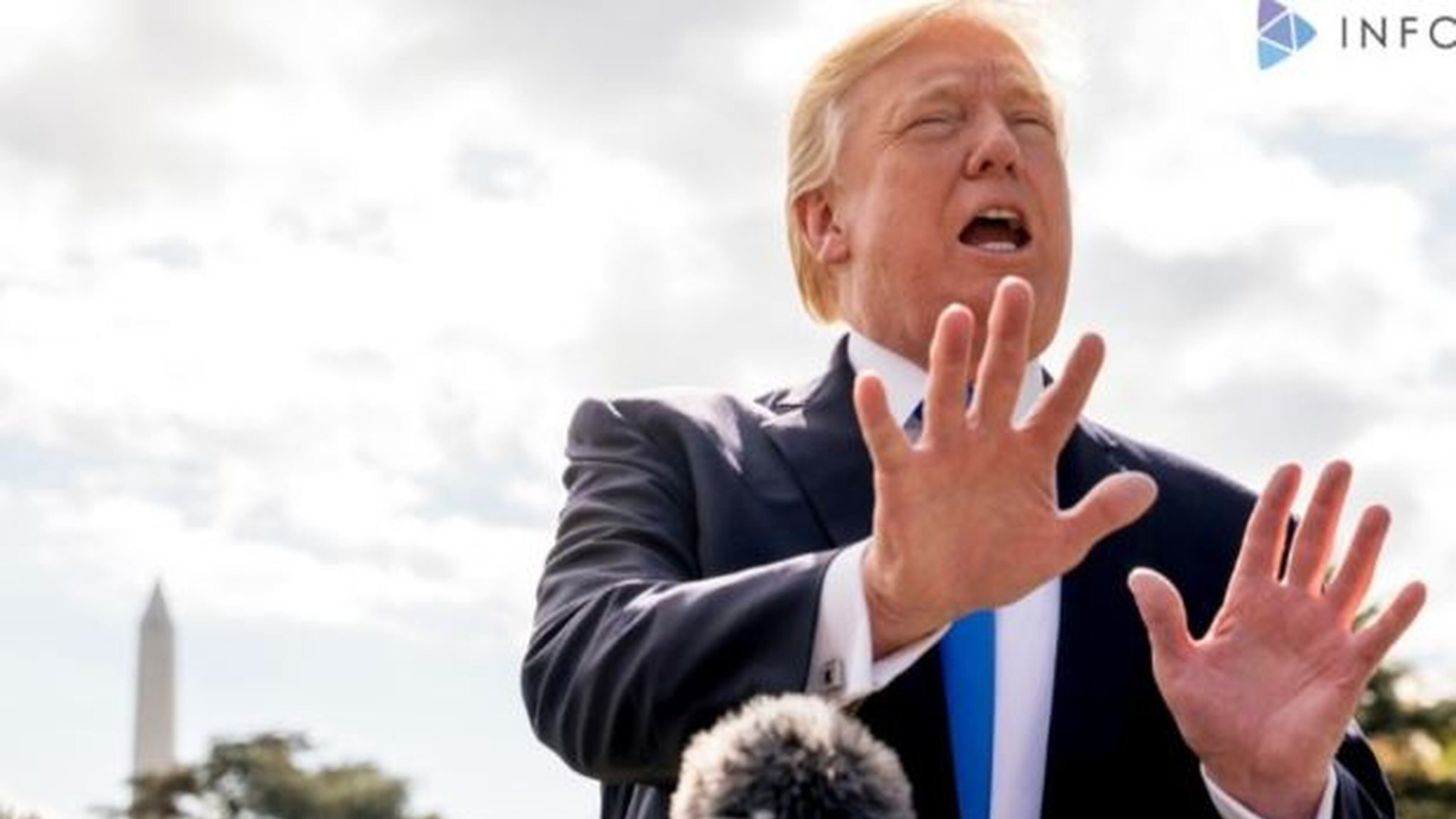 At an impromptu exchange with reporters as he boarded Marine One, President Donald Trump touted gains against ISIS on his watch. (Inform)