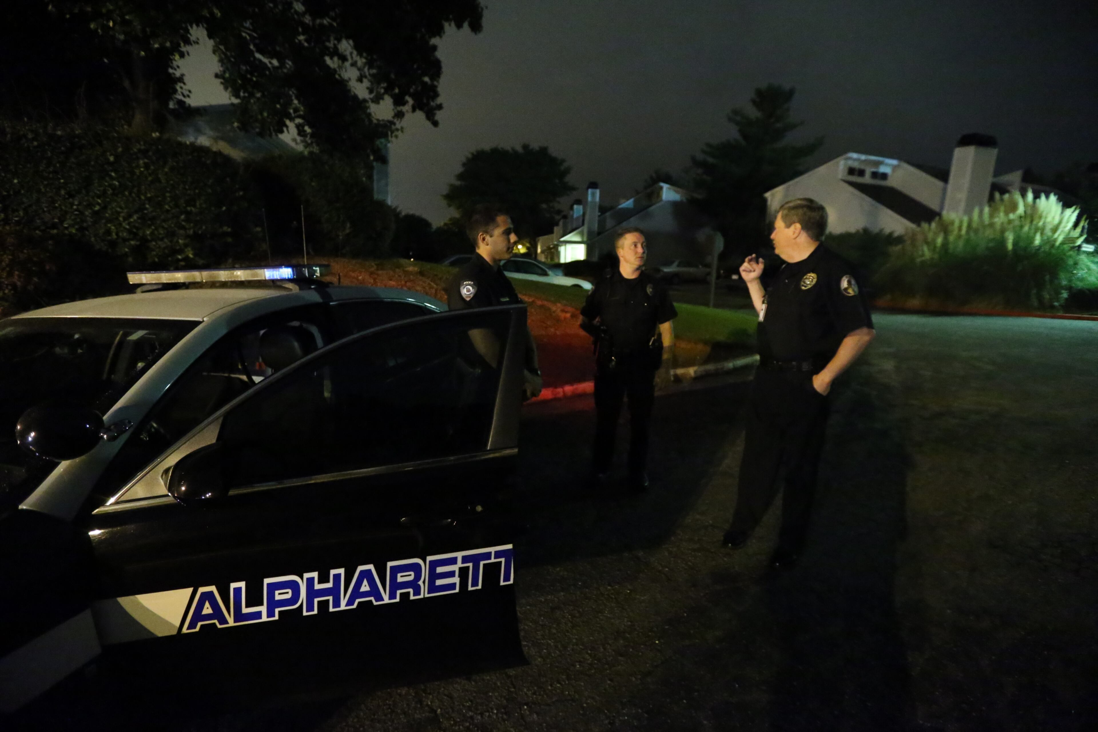 Police Tuesday were investigating the early morning shooting of a man outside an Alpharetta condominium. The shooting happened shortly before 3:30 a.m. Tuesday on Planter’s Ridge Lane, in the Planter’s Ridge condo complex, according to Alpharetta police spokesman George Gordon.