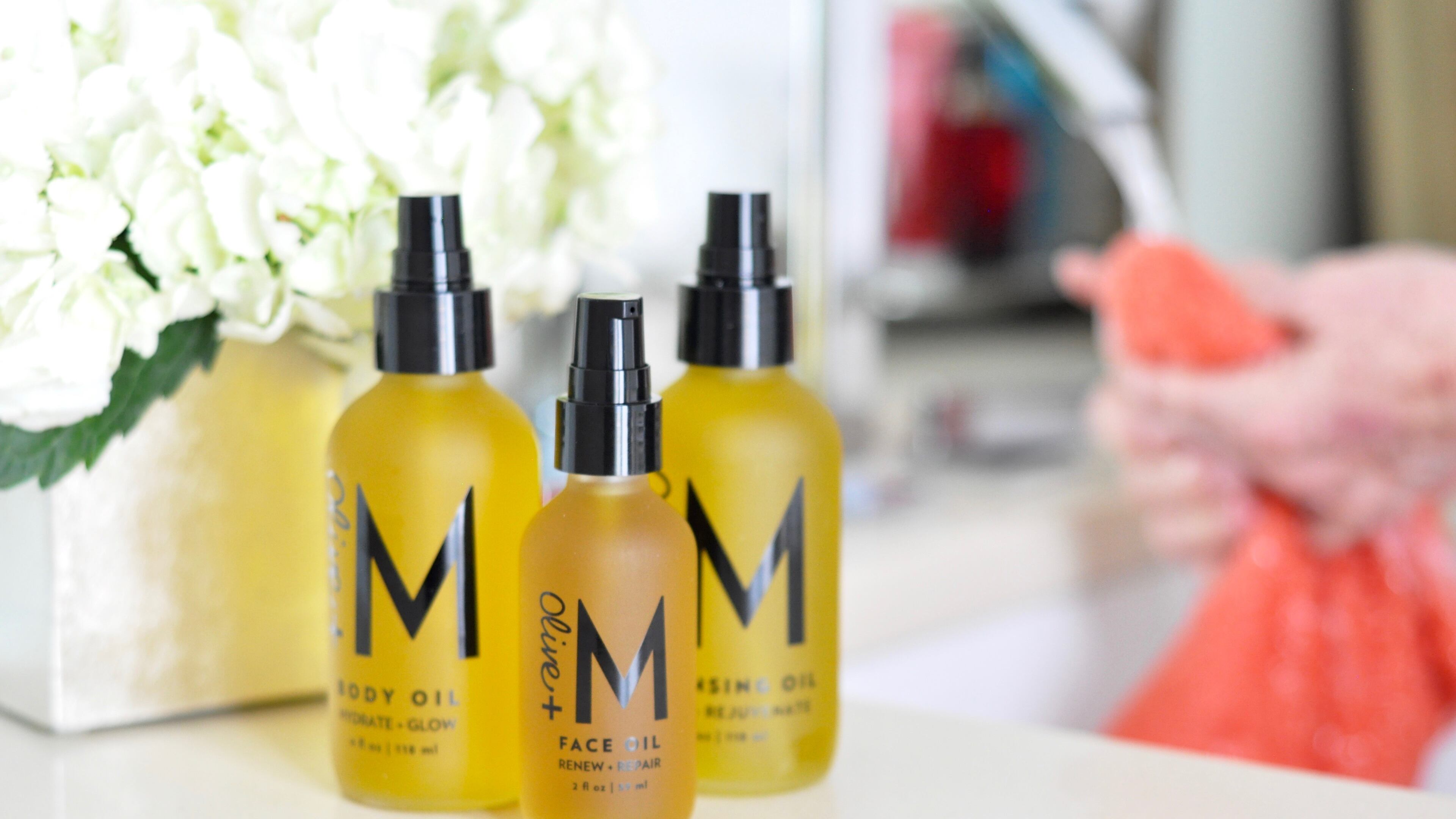 Olive + M beauty products use olive oil from Texas Olive Ranch.