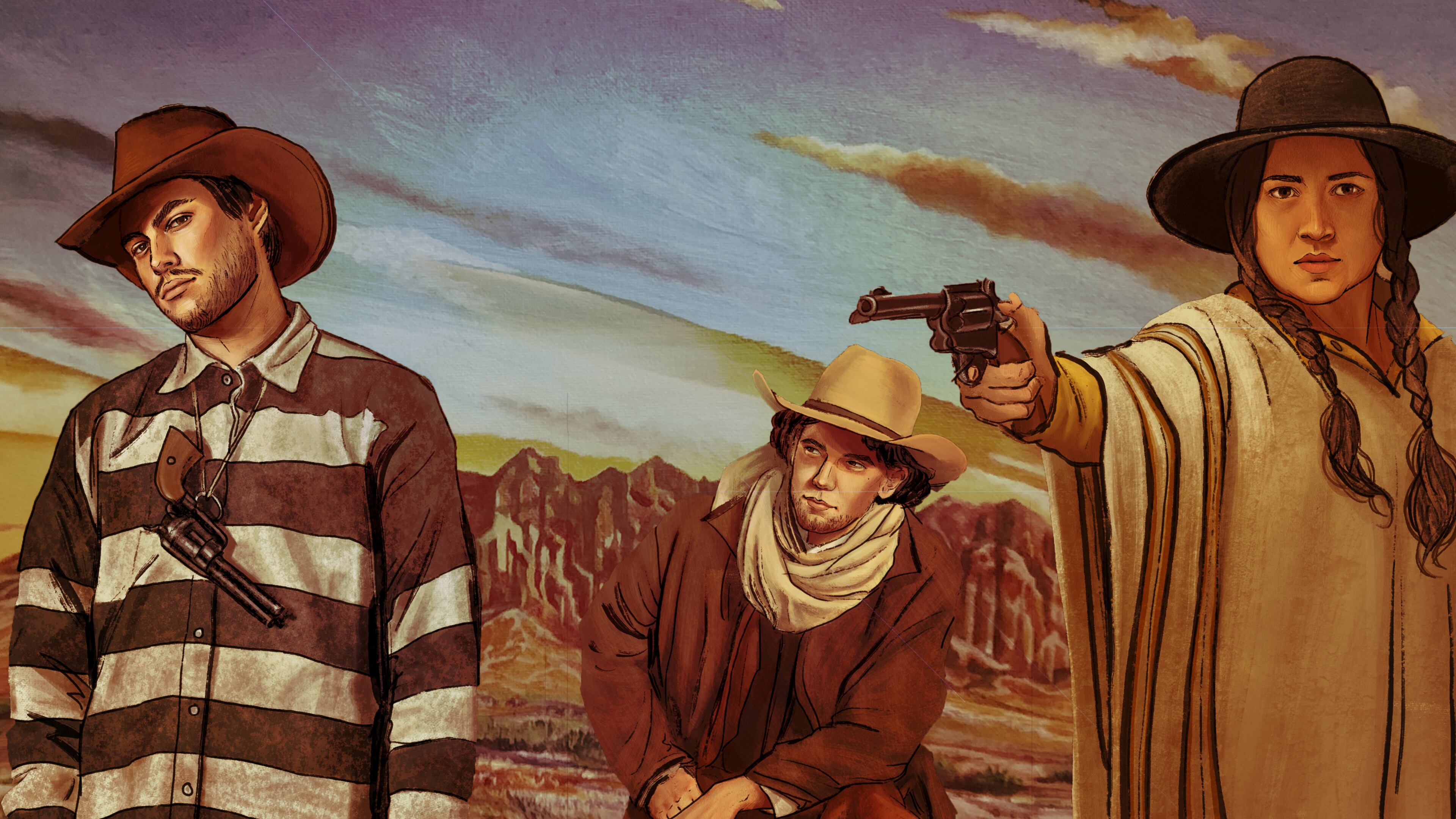 "Quantum Cowboys" has been called a live-action, animated, existential, supernatural western. Photo: courtesy Atlanta Film Festival