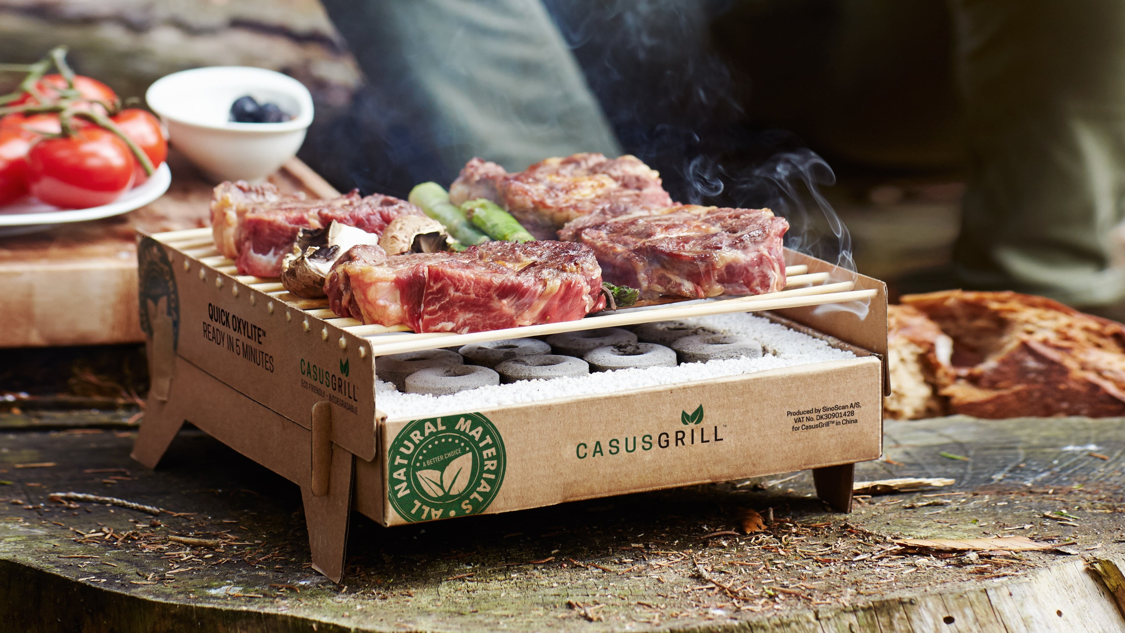 Instant Biodegradable Grill from The Grommet