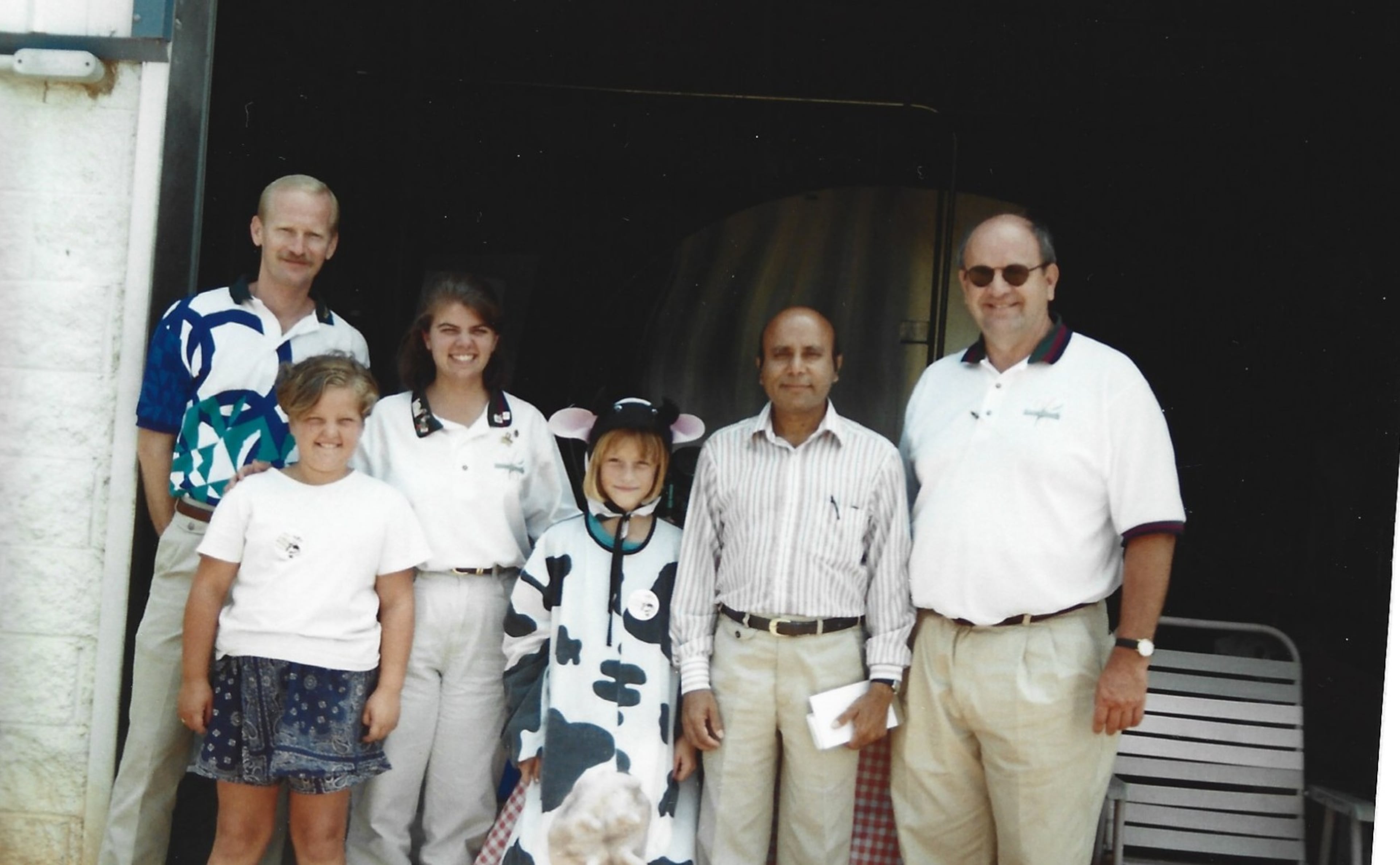 Part of Heather's job with Georgia Agriculture '96 was guiding international journalists on tours about Georgia agriculture. (Courtesy of Steve Leo)