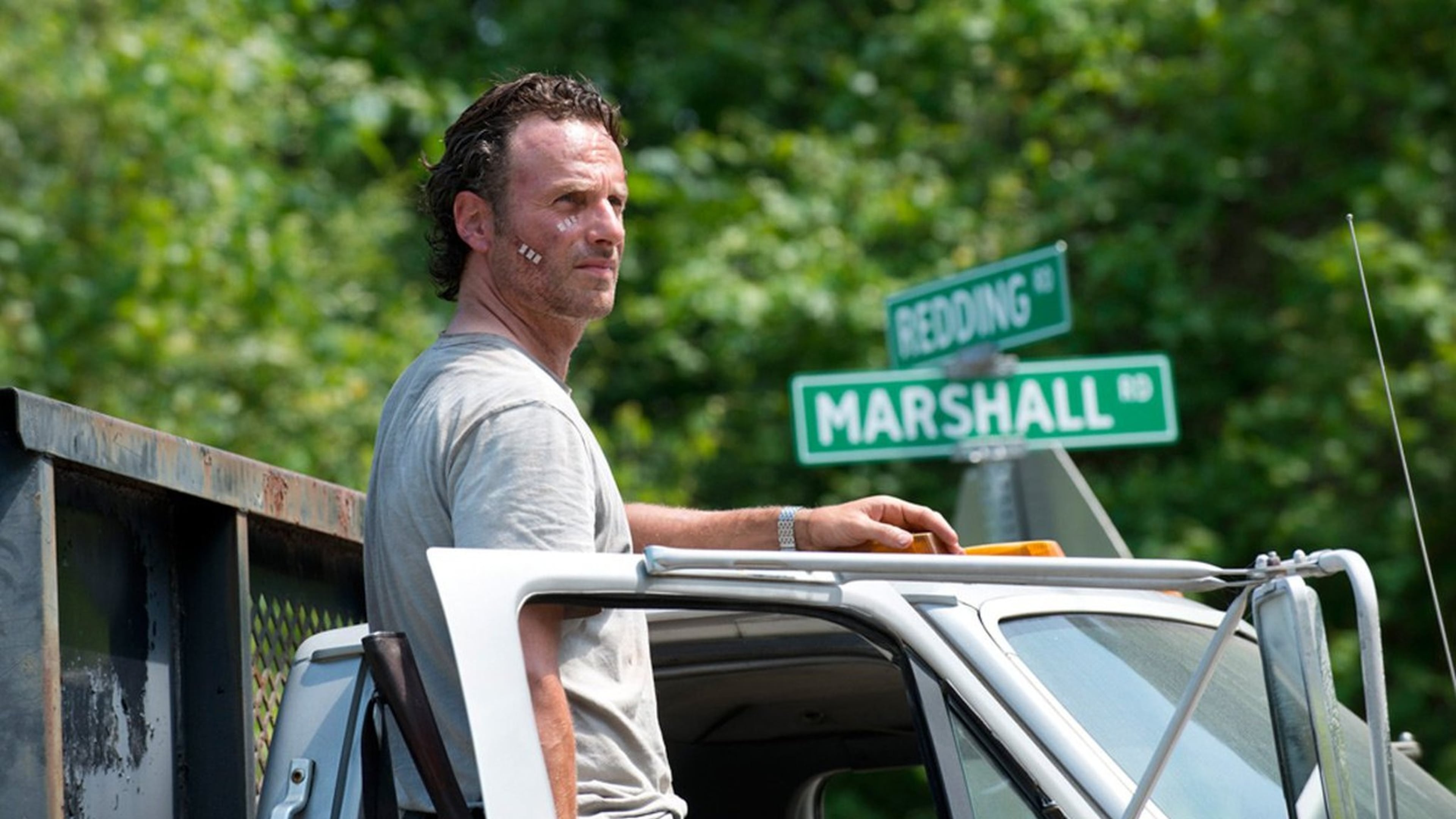 Andrew Lincoln stars as Rick Grimes on “The Walking Dead,” which returns in October for season six. The zombie horror drama on AMC has great ratings but gets very little Emmy love. CONTRIBUTED BY AMC