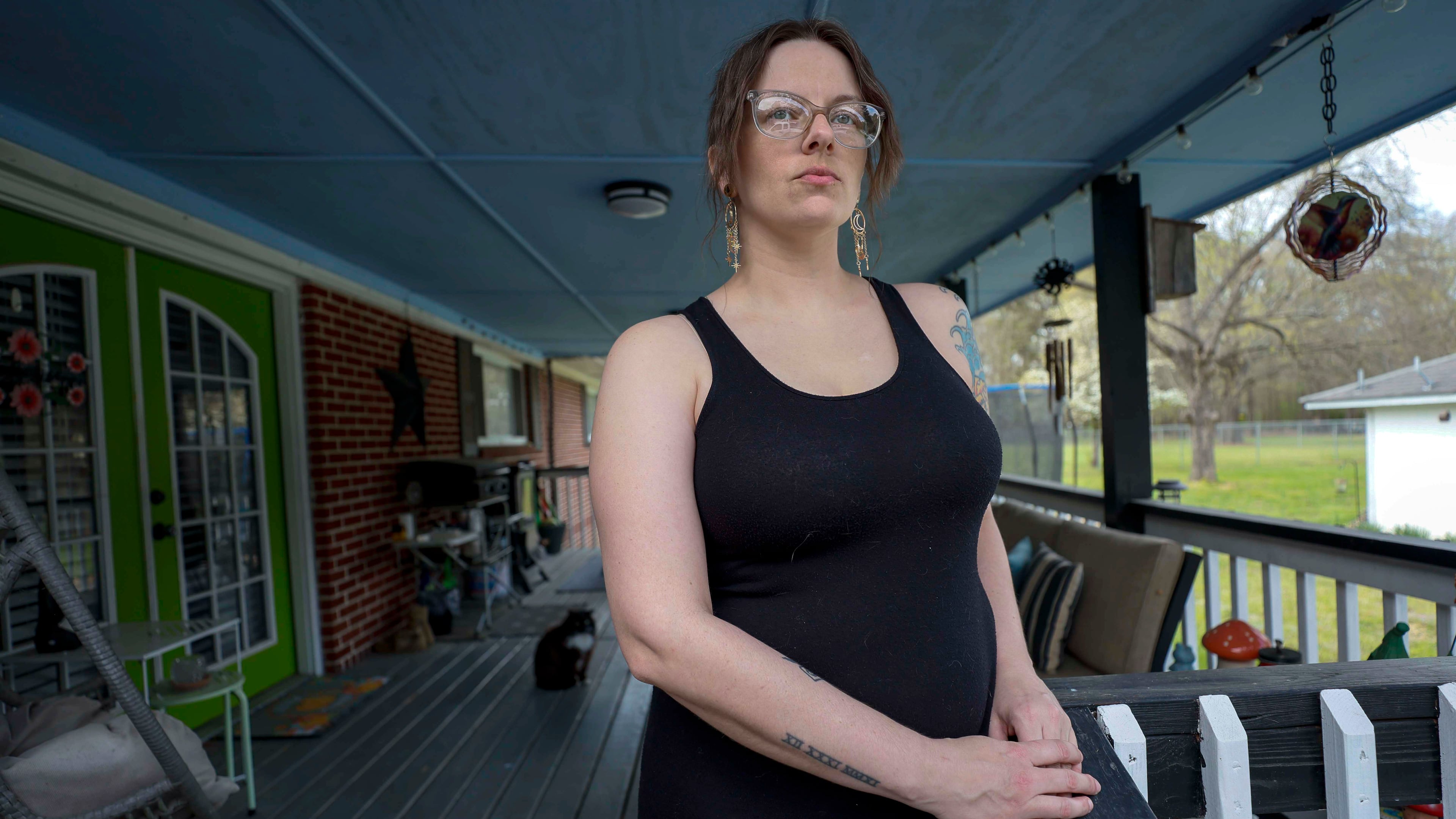 Calhoun resident Stormy Bost has been diagnosed with liver and thyroid conditions — the types of ailments that research has linked to PFAS. (Miguel Martinez/AJC)