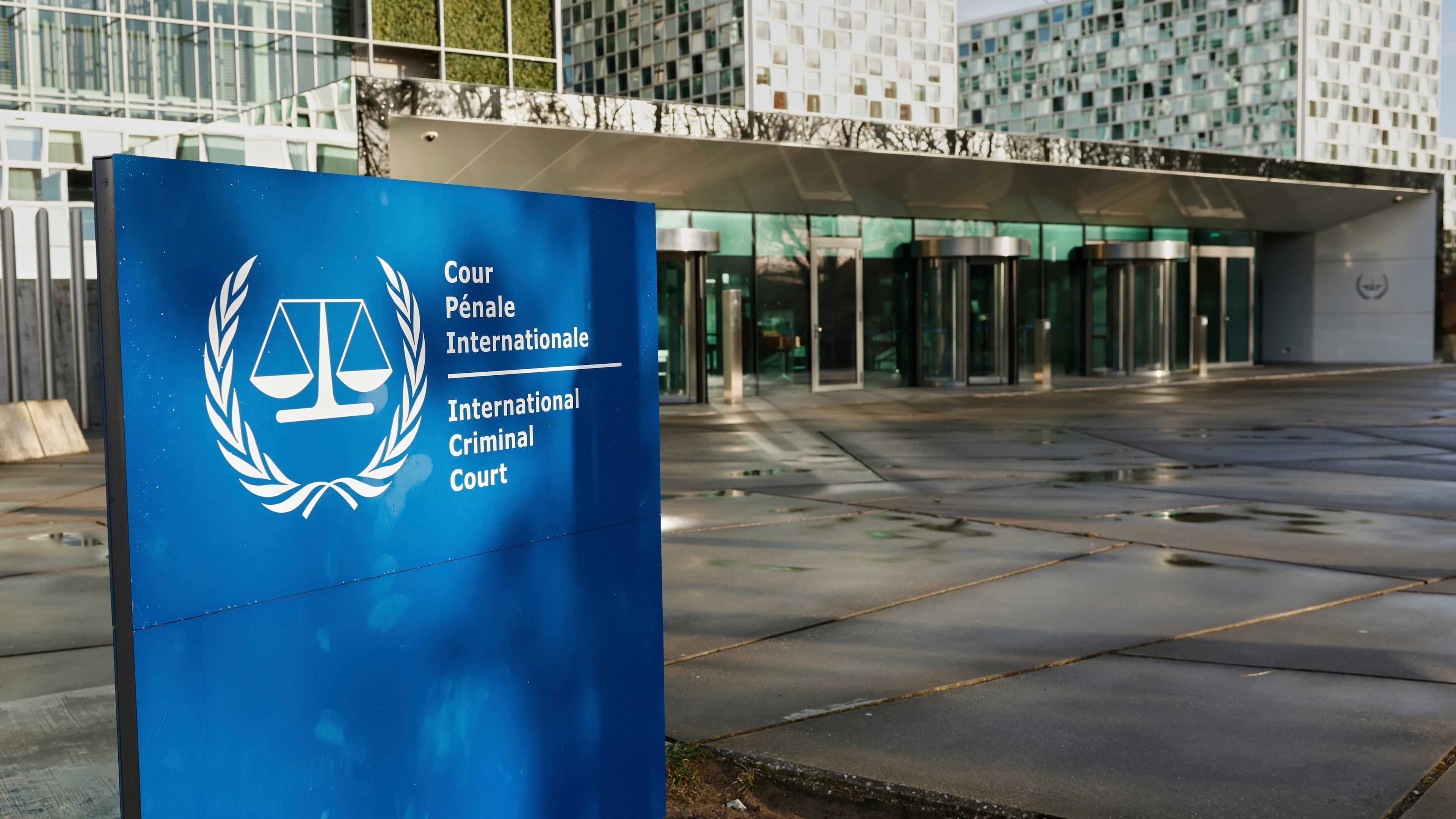 FILE - A general view of the exterior of the International Criminal Court is seen in The Hague, Netherlands, March 12, 2025. (AP Photo/Omar Havana, File)