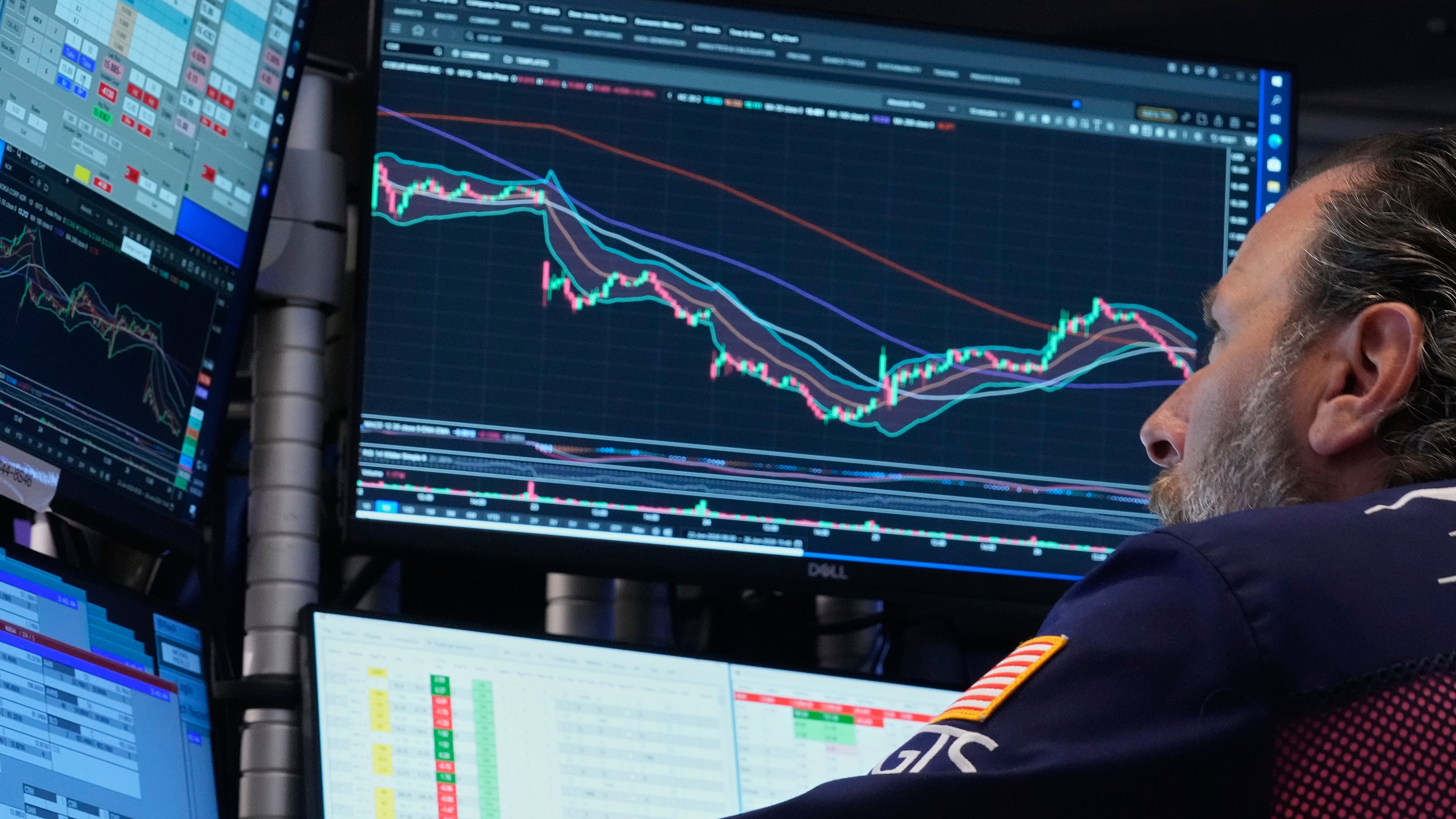 Specialist Michael Pistillo works on the floor of the New York Stock Exchange, Friday, June 26, 2026. (AP Photo/Richard Drew)