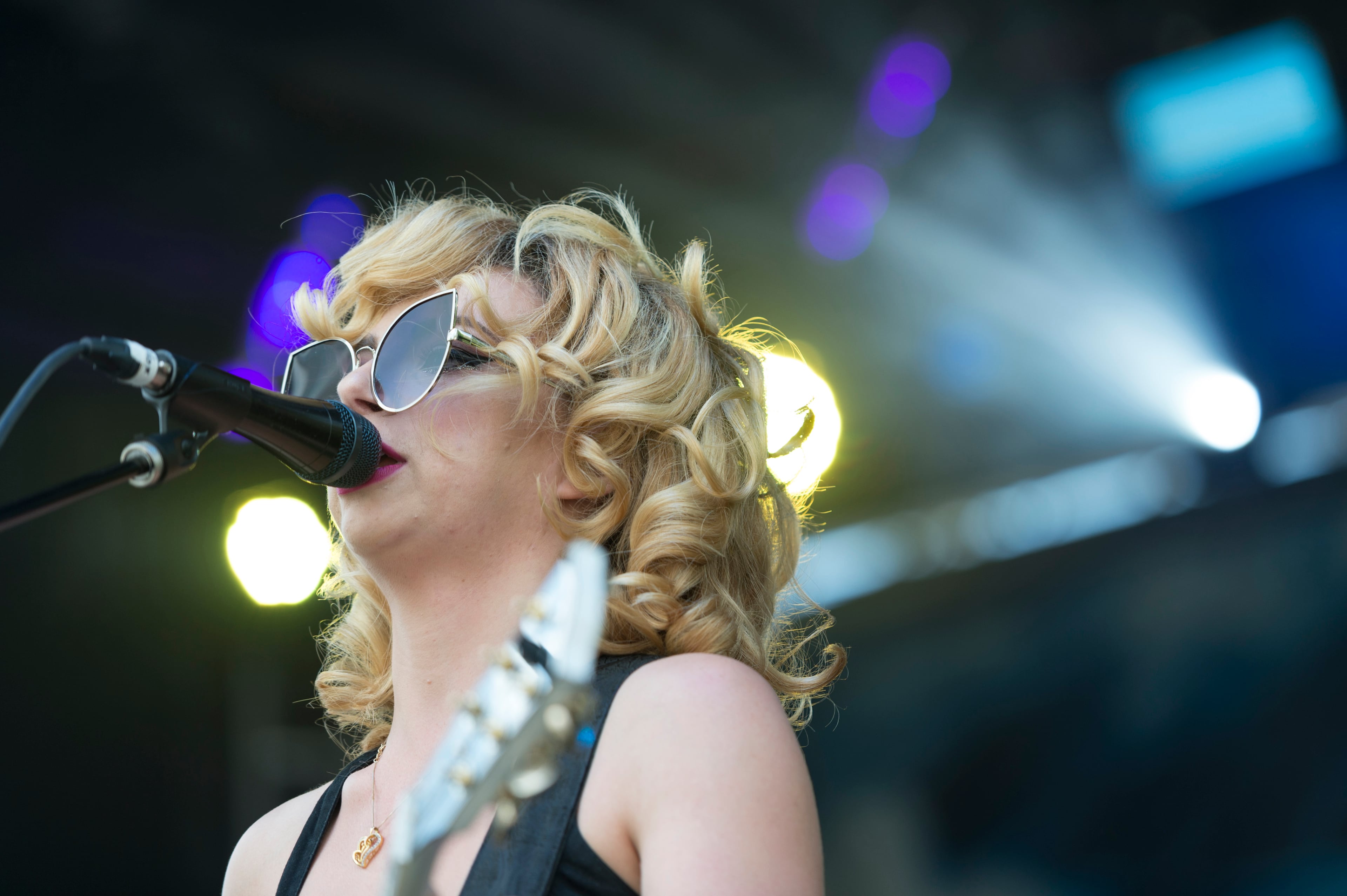 April 21, 2017, Atlanta - Samantha Fish performs at the SweetWater 420 Fest at Centennial Olympic Park in Atlanta, Georgia, on Friday, April 21, 2017. (DAVID BARNES / DAVID.BARNES@AJC.COM)