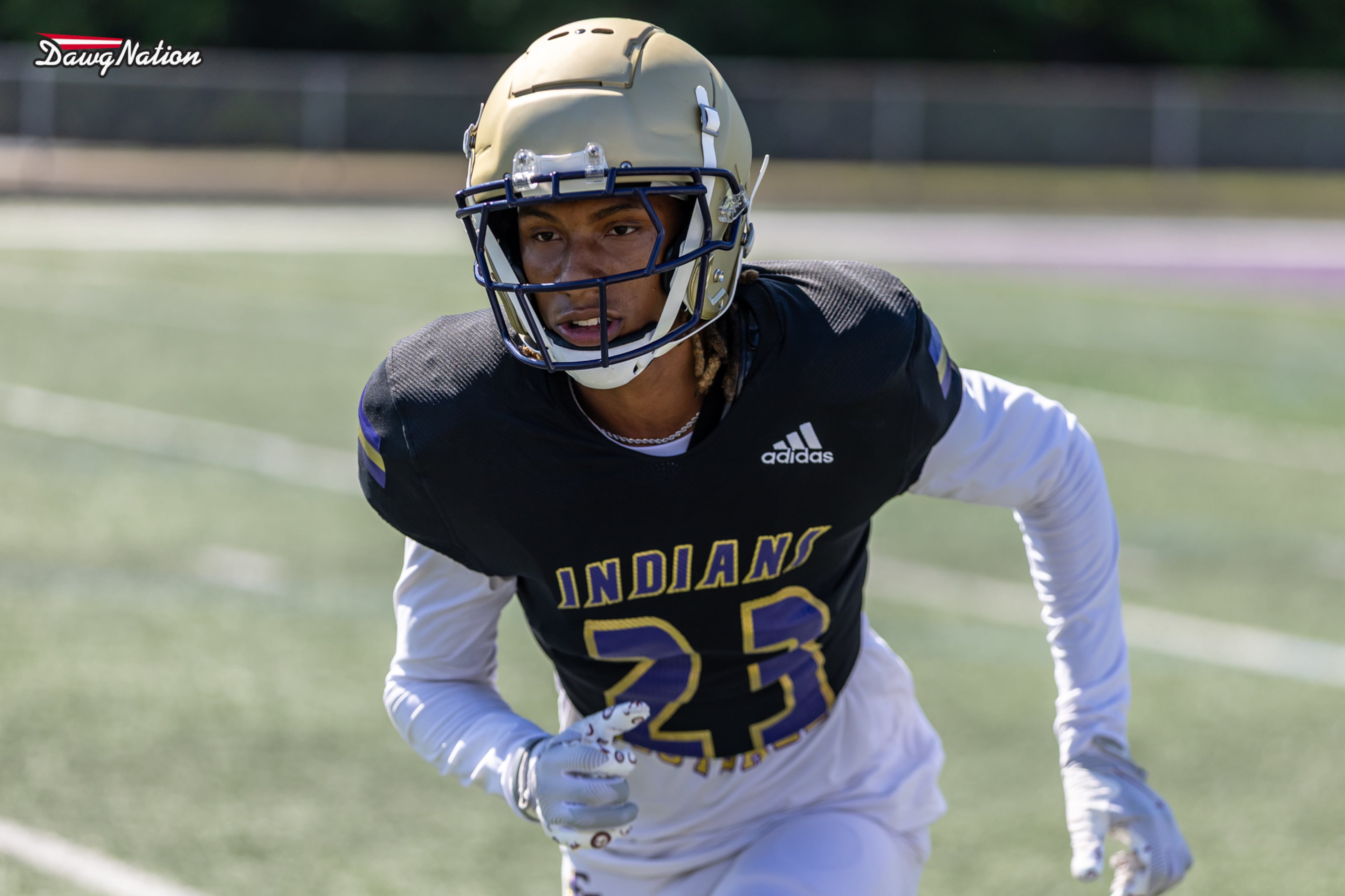 4-star East Coweta ATH Chance Gilbert was named an Under Armour All-American after his junior year. The major UGA target is the No. 4 prospect in the state of Georgia for the Class of 2027. (Jeff Sentell/DawgNation)