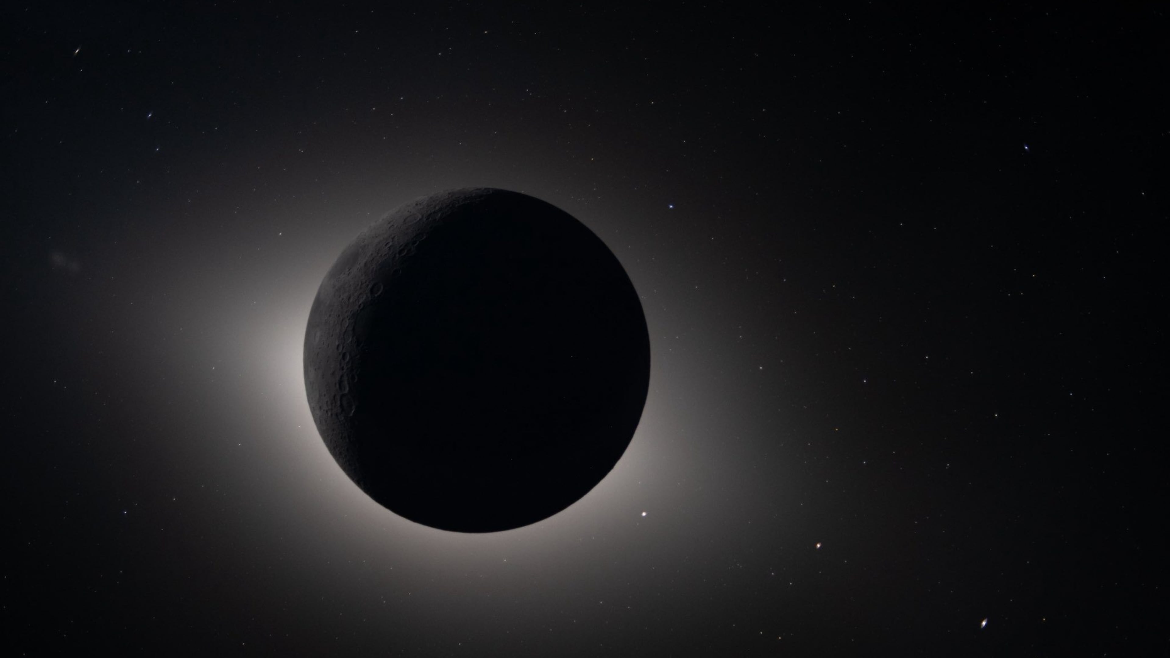 FILE - This image provided by NASA and captured by the Artemis II crew from lunar orbit, April 6, 2026, shows the Moon eclipsing the Sun. (NASA via AP, File)