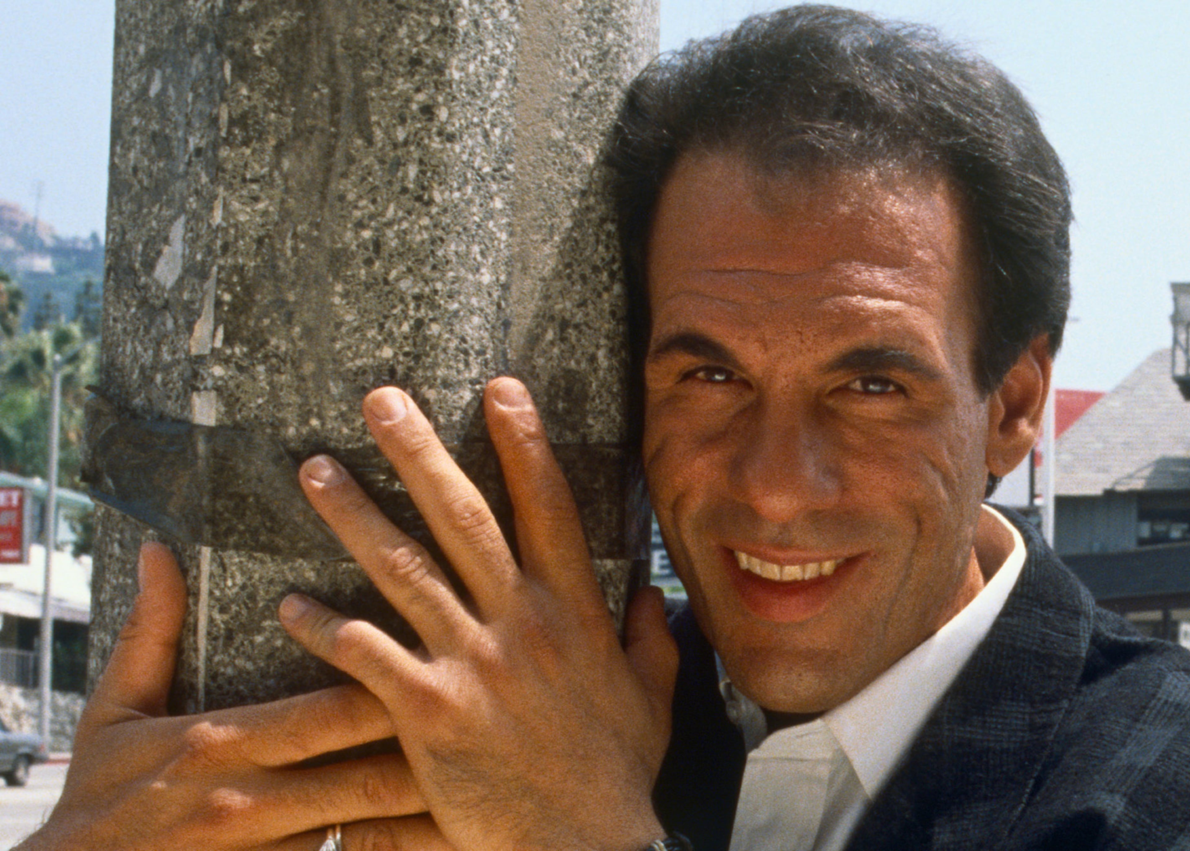 Robert Davi played 'Jake Fratelli'. This photo is from 1988 - WEST HOLLYWOOD, CA - 1988: Actor Robert Davi poses on Sunset Blvd during a 1988 West Hollywood, California, photo portrait session. Davi plays a Colombian drug lord in the 1989 James Bond movie "Licence to Kill." (Photo by George Rose/Getty Images)