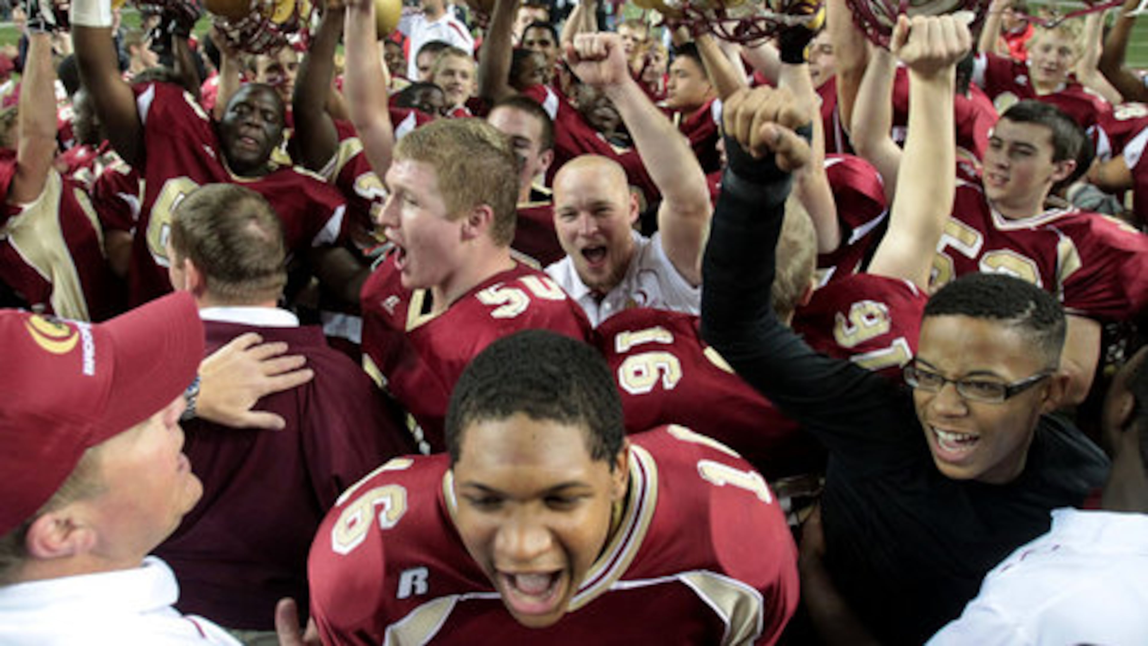 Brookwood won its second state championship in football, its first since 1996, by defeating Colquitt County 52-38 in the 2010 Class 5A final at the Georgia Dome.