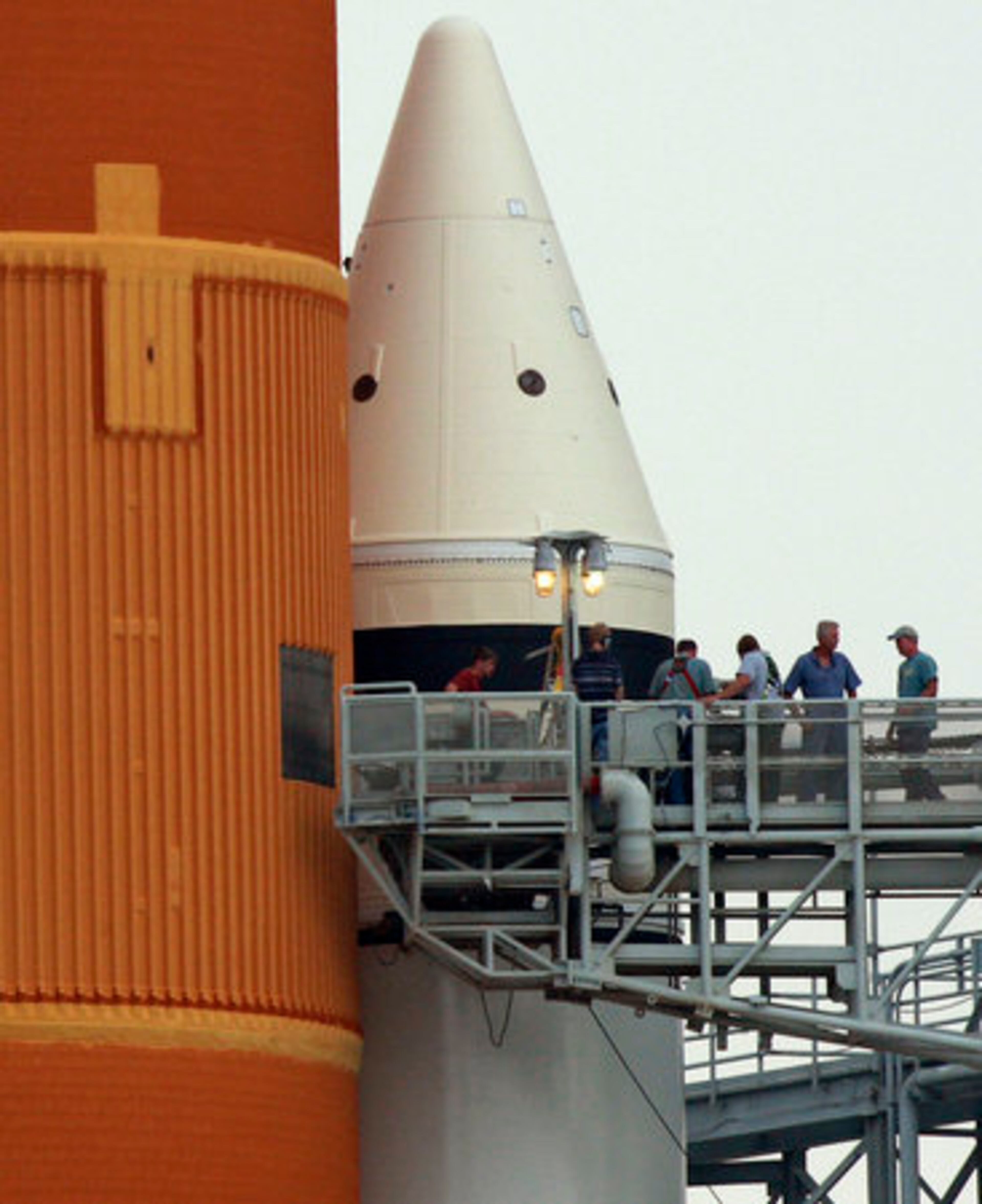 Before every liftoff, NASA officials conduct extensive inspections. Throughout its 30-year history, the shuttle program the shuttle has launched on time about 40 percent of the time.