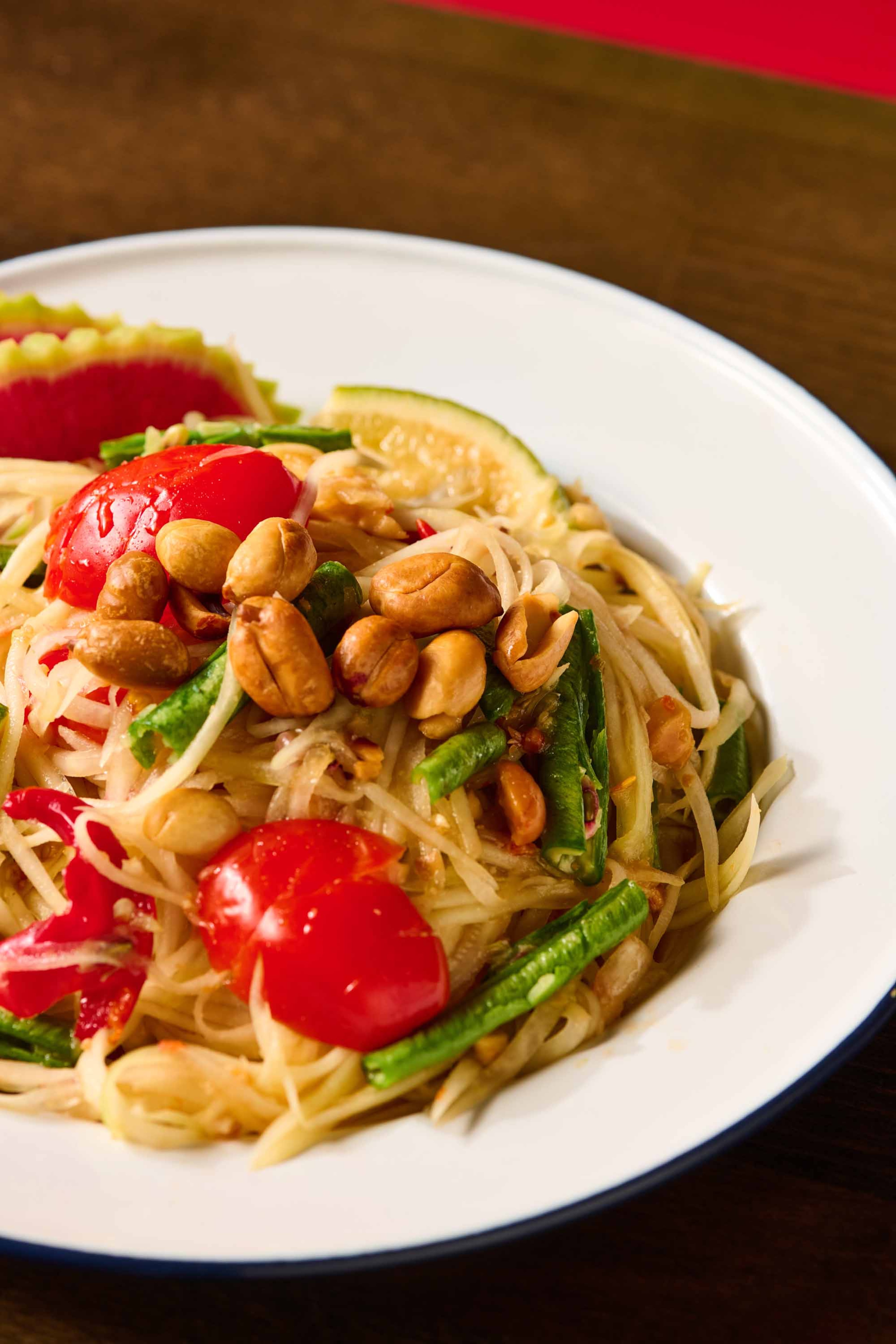 Papaya salad at Terminal 26. (Angie Webb, courtesy of Terminal 26)