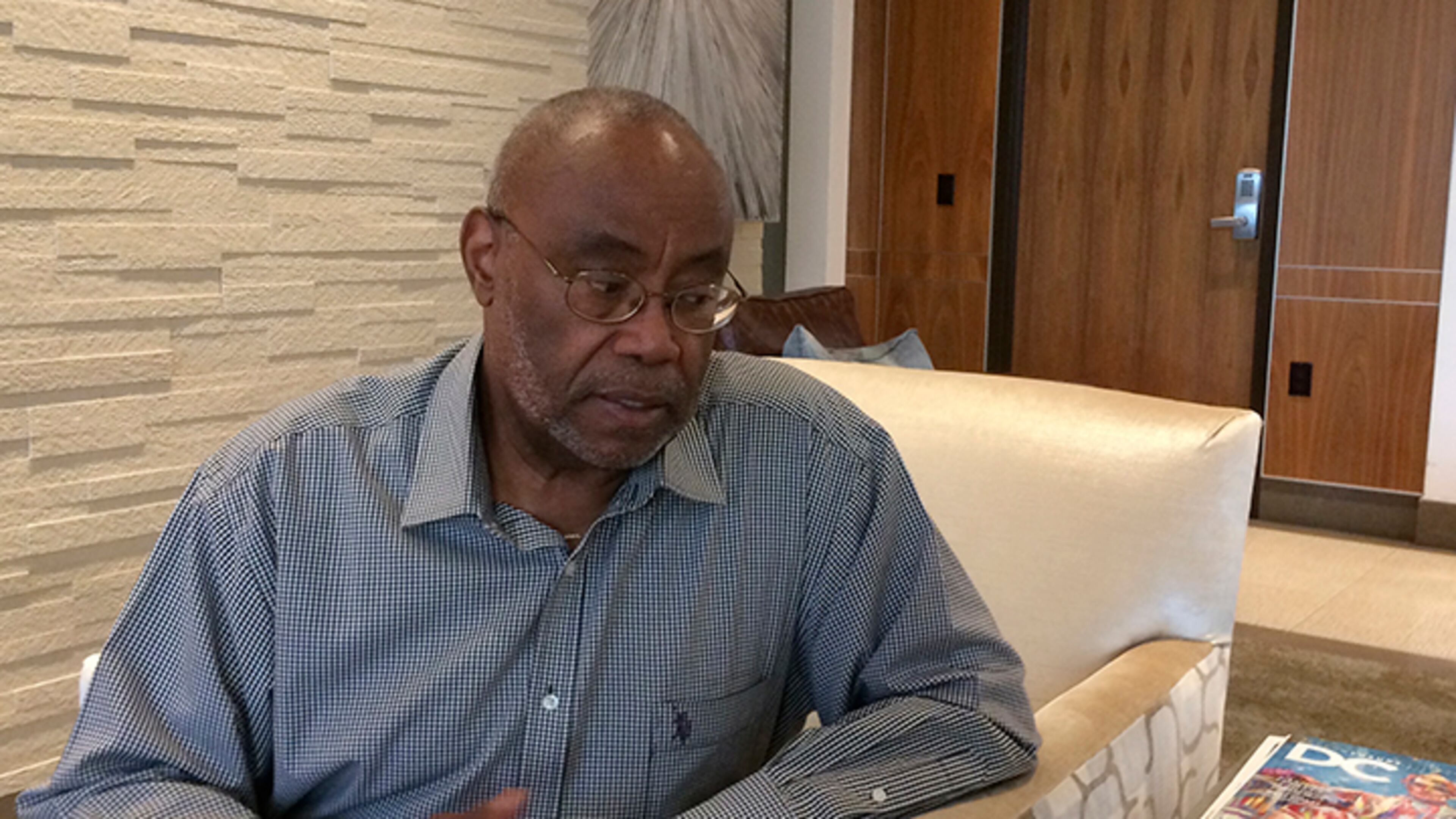 Bill Euille, former mayor of Alexandria (Va.), speaks about James Hodgkinson, whom he knew from the YMCA, on Wednesday June 14, 2017, in Alexandria, Va. Police say that Hodgkinson opened fire on Republican lawmakers as they practiced for a charity baseball game, critically wounding House GOP Whip Steve Scalise of Louisiana and hitting aides and Capitol police as congressmen and others dove for cover.