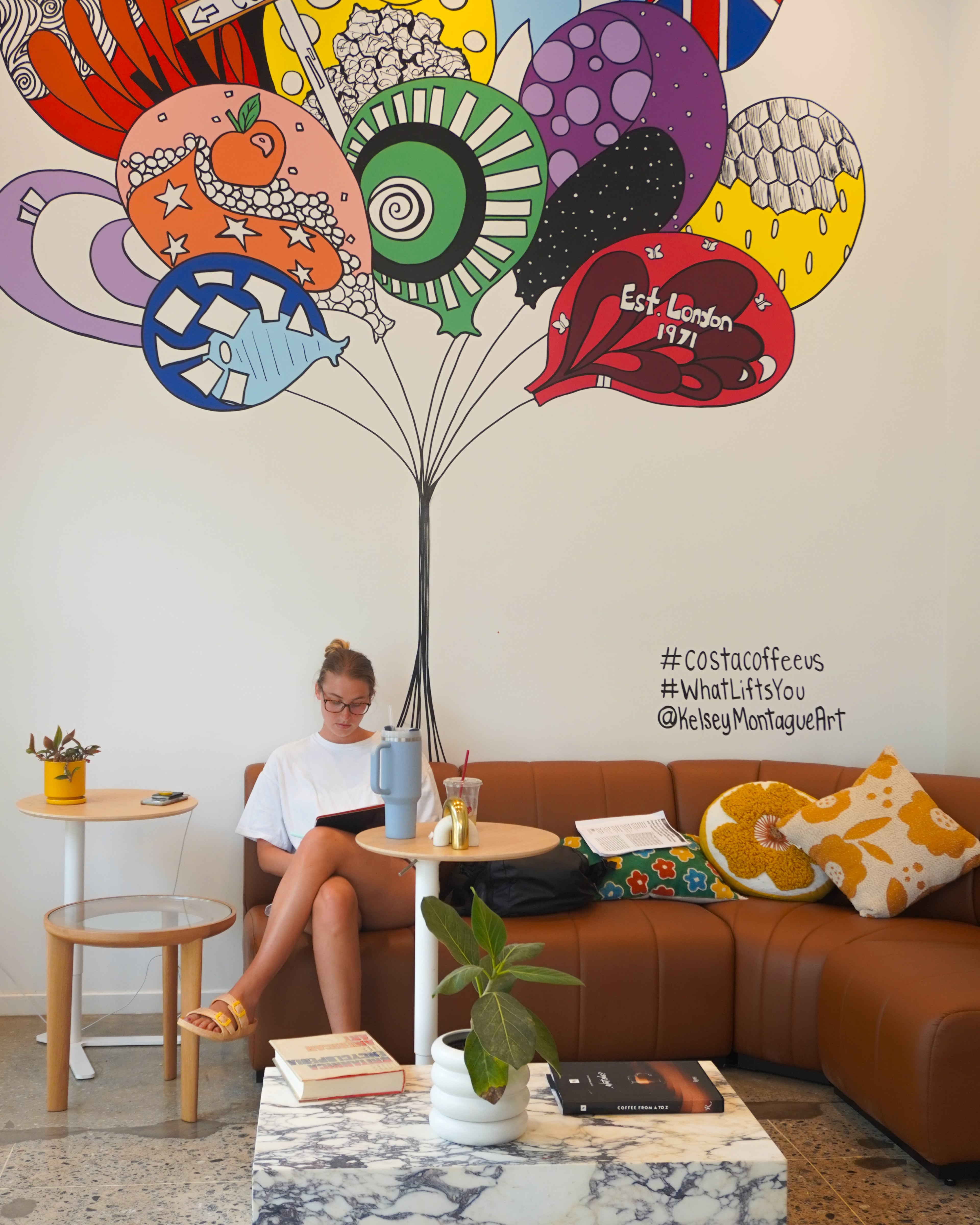 Inside the Costa Coffee at Town Brookhaven. (Courtesy of Amanda Shively/Costa Coffee)