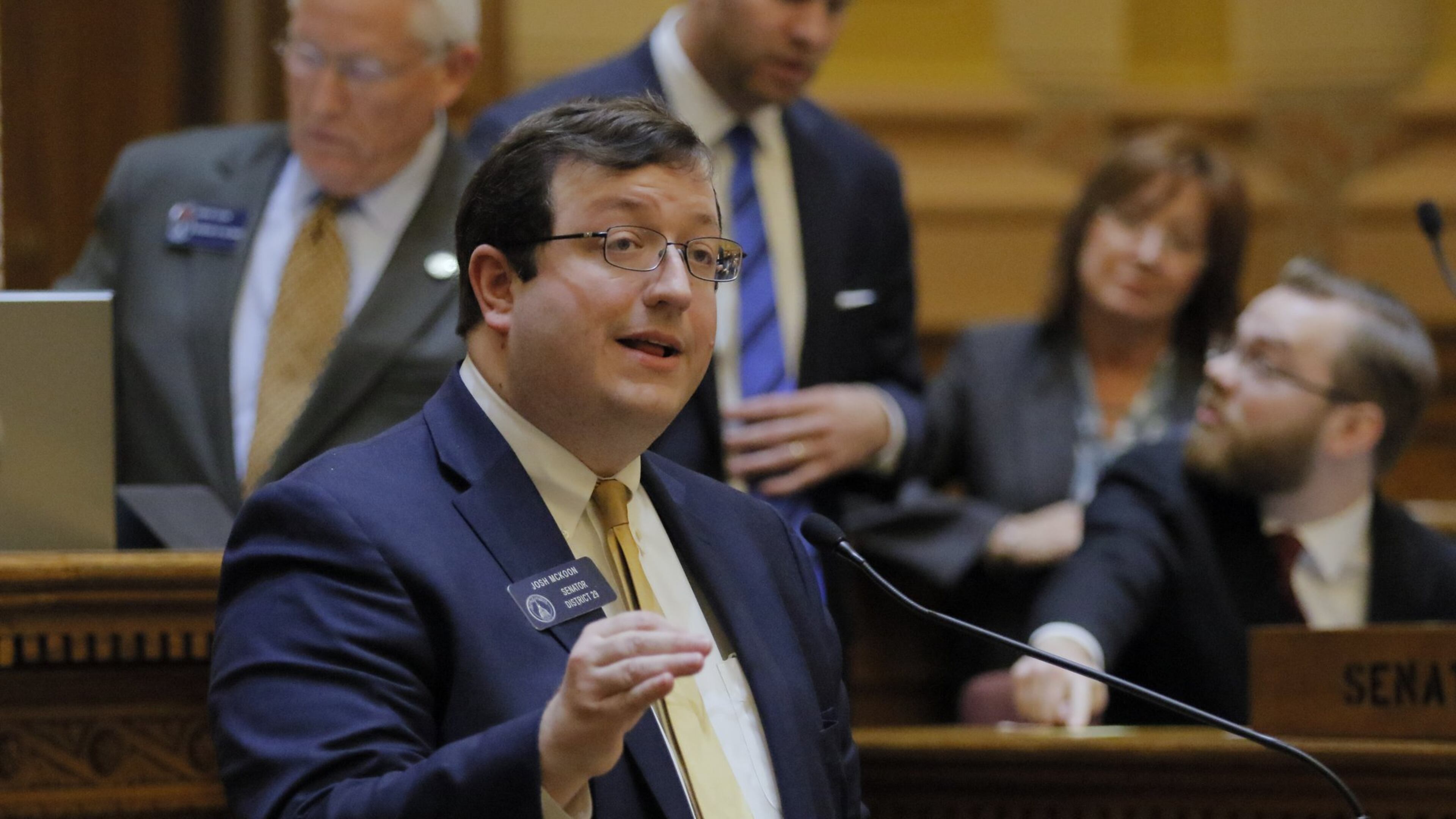 State Sen. Josh McKoon, R-Columbus, seeks to increase the burden of proof for minors attempting to avoid notifying their parents when they get an abortion. BOB ANDRES /BANDRES@AJC.COM