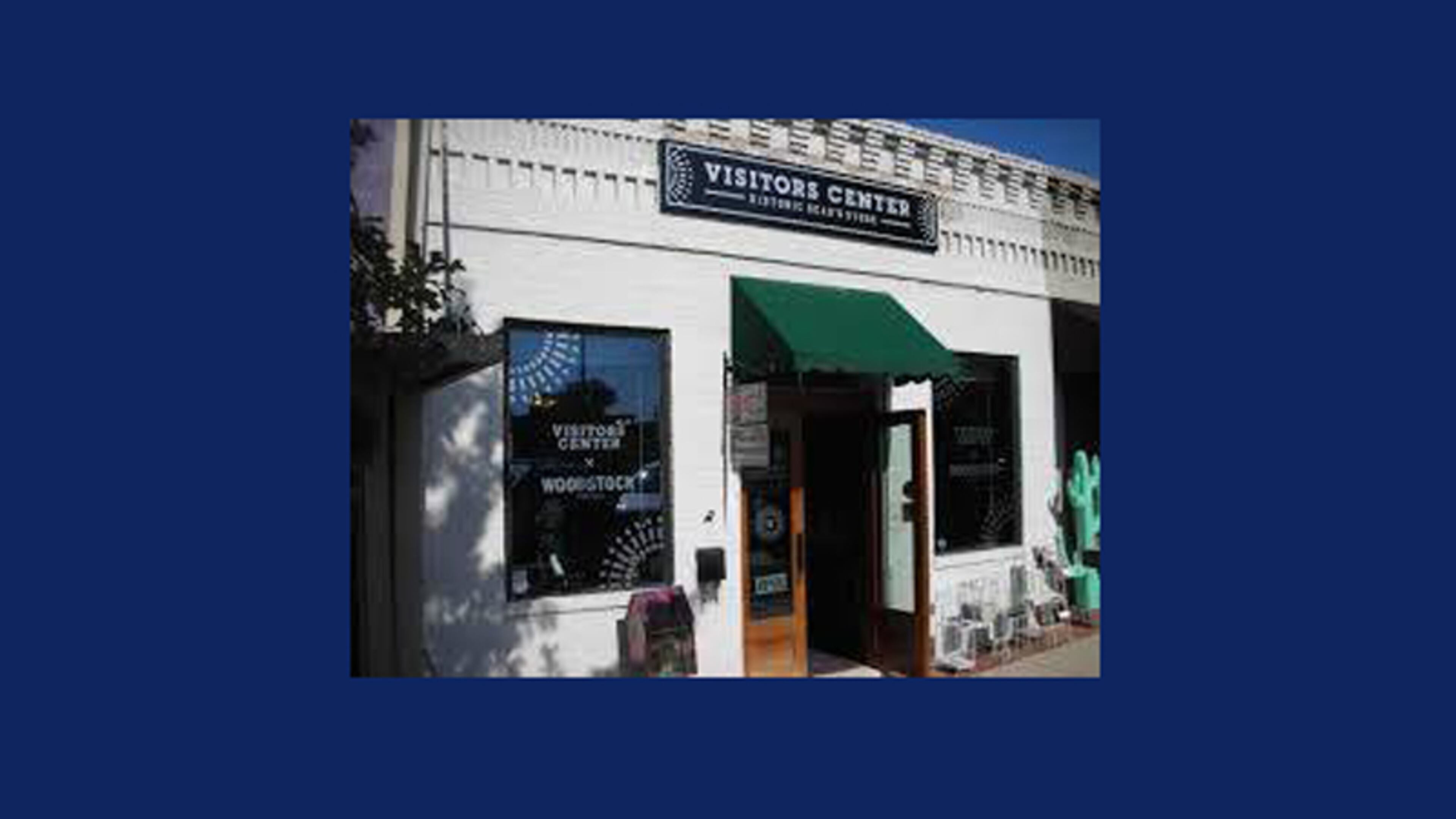 The Woodstock Visitors Center is closed for renovations and is expected to reopen in mid February. DOWNTOWN WOODSTOCK via Facebook