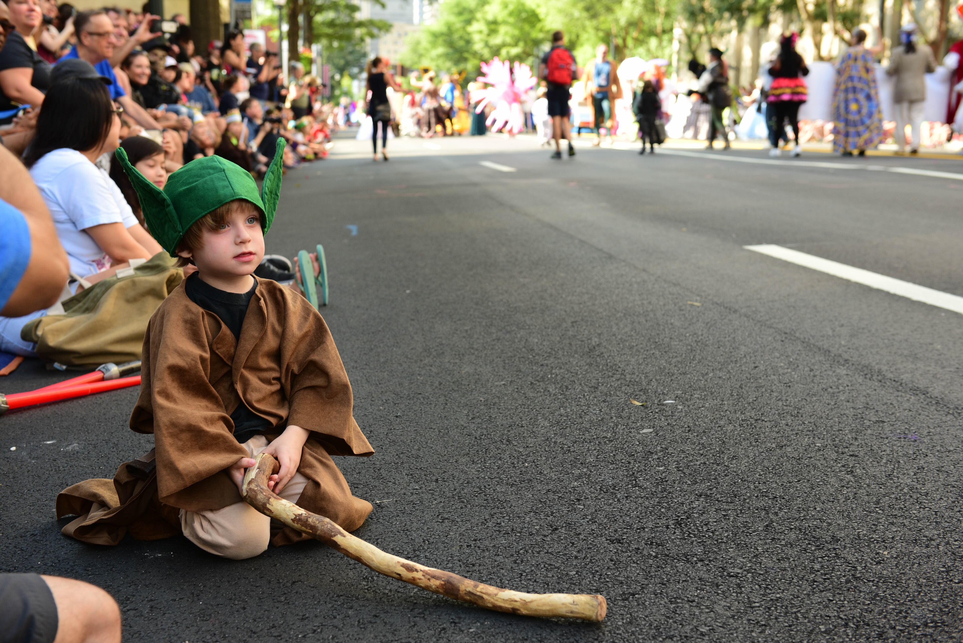 The Dragon Con parade on Peachtree Street in Atlanta, on Saturday September 3, 2016. (Credit: Dragon Con Photography)