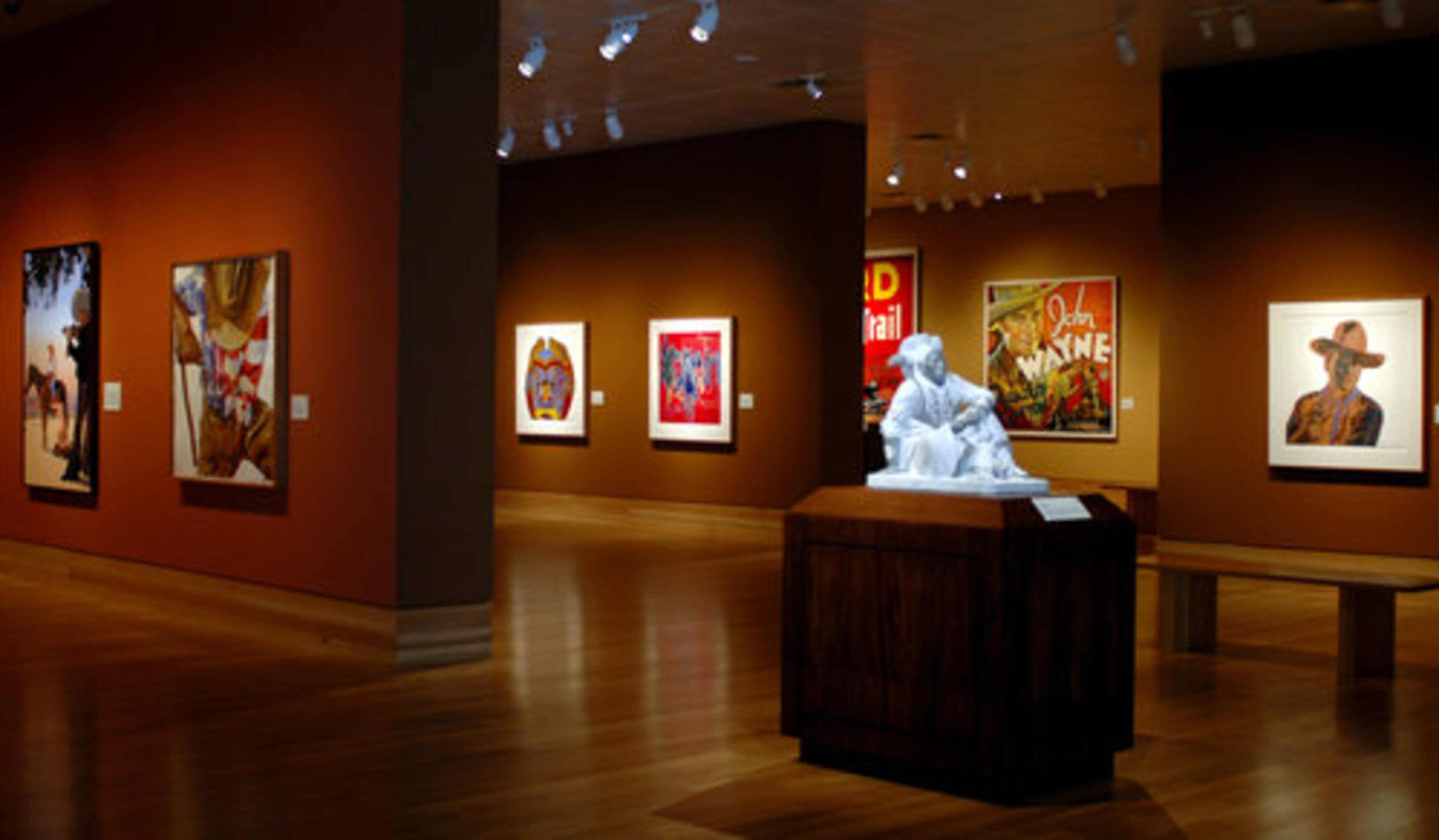 The new section of the Booth Western Art Museum includes mostly contemporary art, which includes works by Andy Warhol and local artists.
