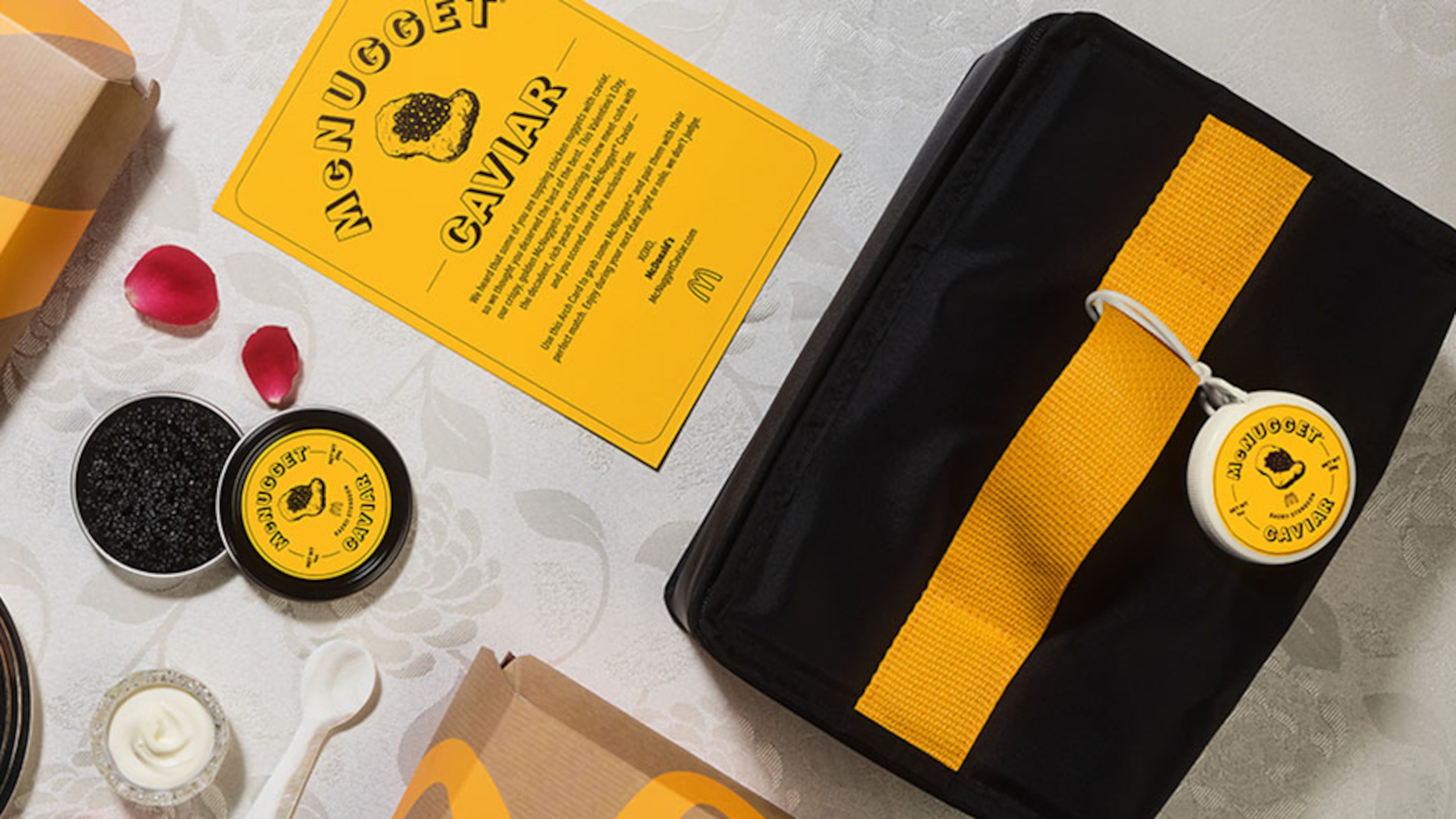 McDonald's is partnering with Paramount Caviar to offer online-only McNugget Caviar kits. (Courtesy of McDonald's)