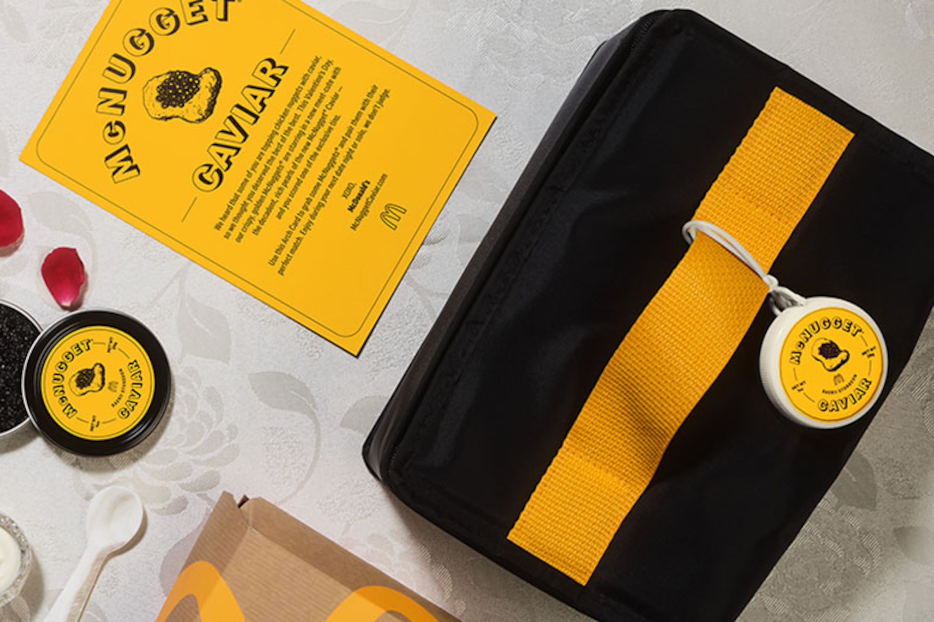 McDonald's is partnering with Paramount Caviar to offer online-only McNugget Caviar kits. (Courtesy of McDonald's)