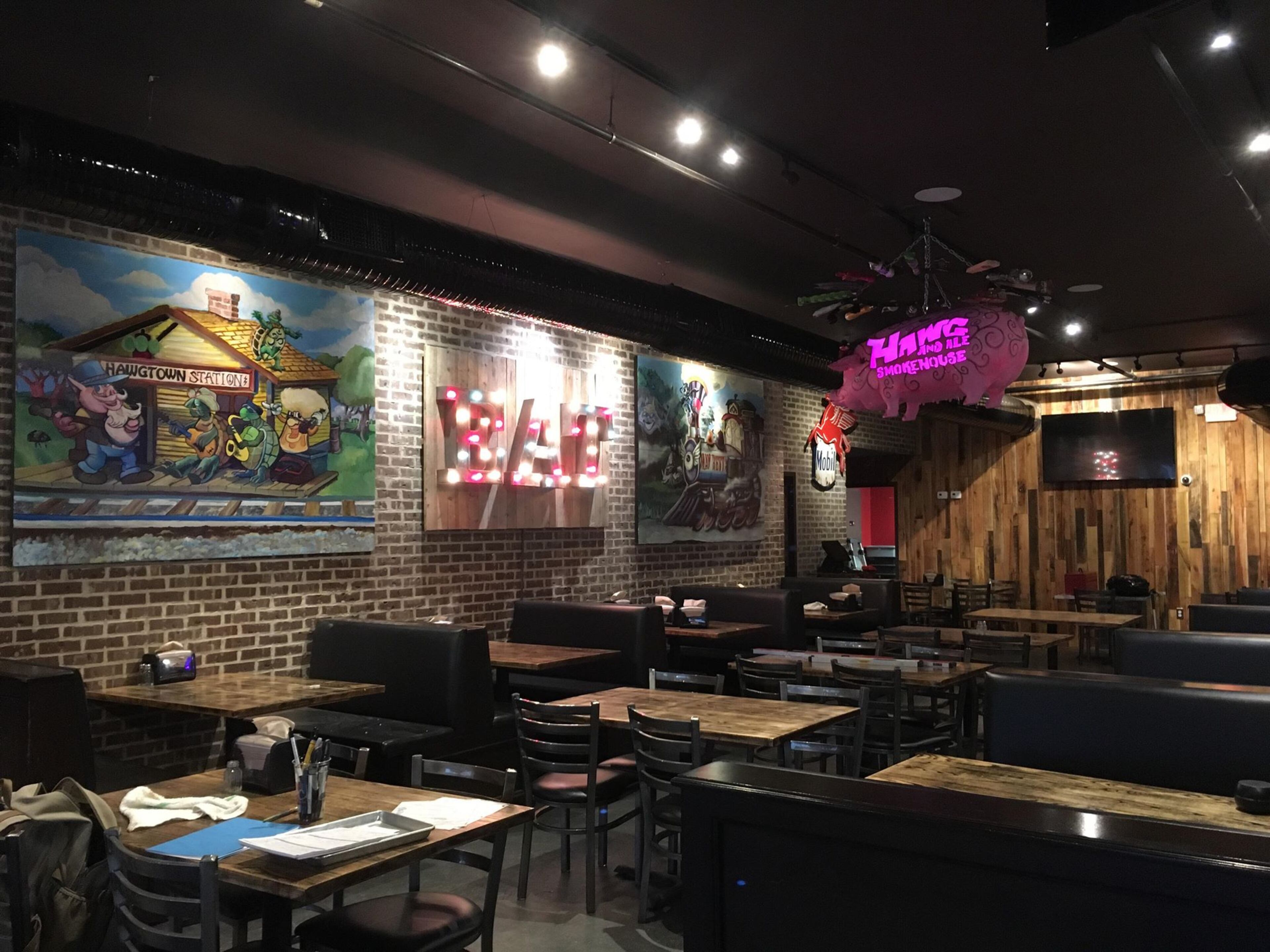 The interior of Hawg & Ale / Photo from Hawg & Ale's Facebook page