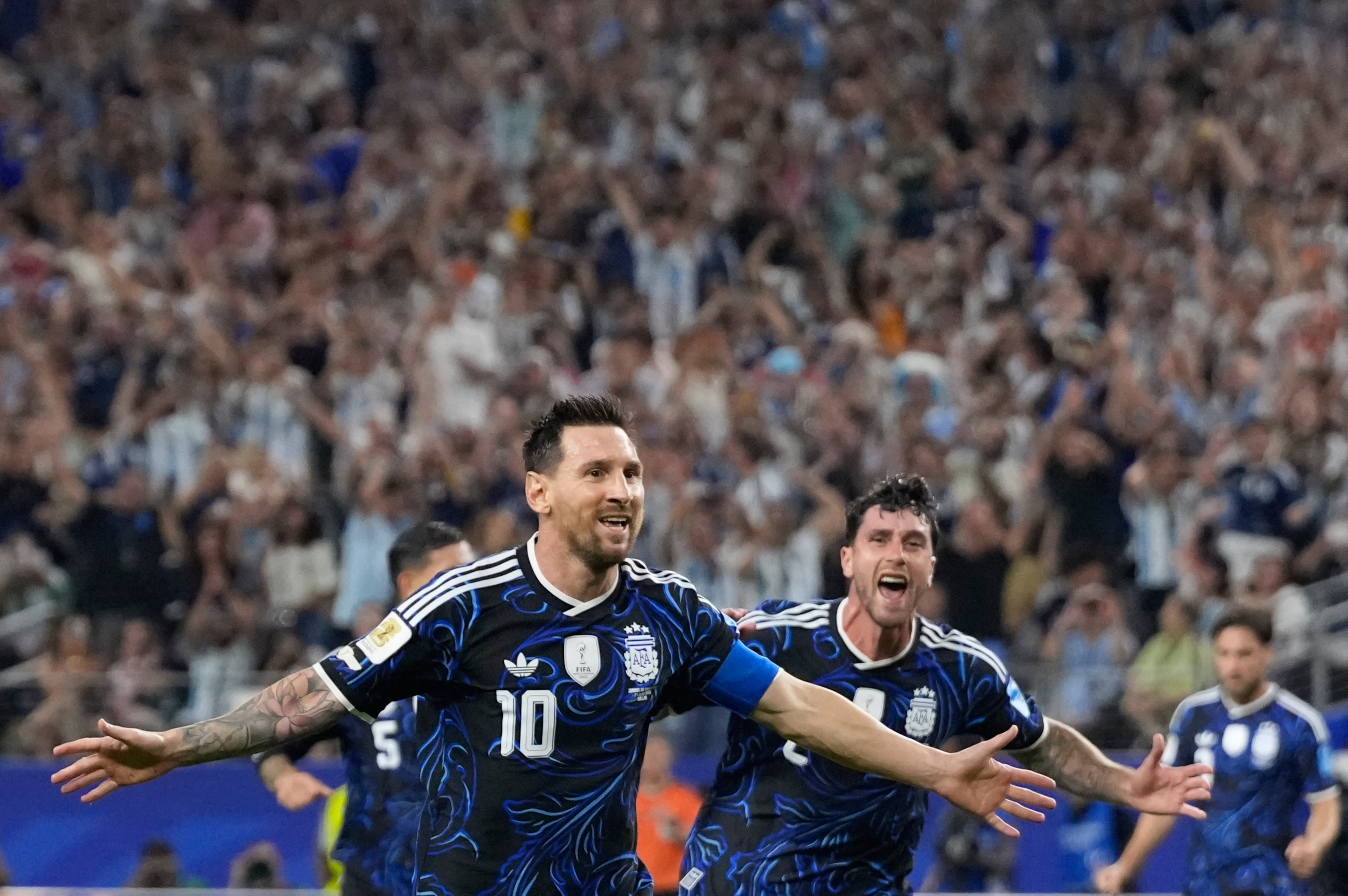 APTOPIX Argentina Jordan WCup Soccer