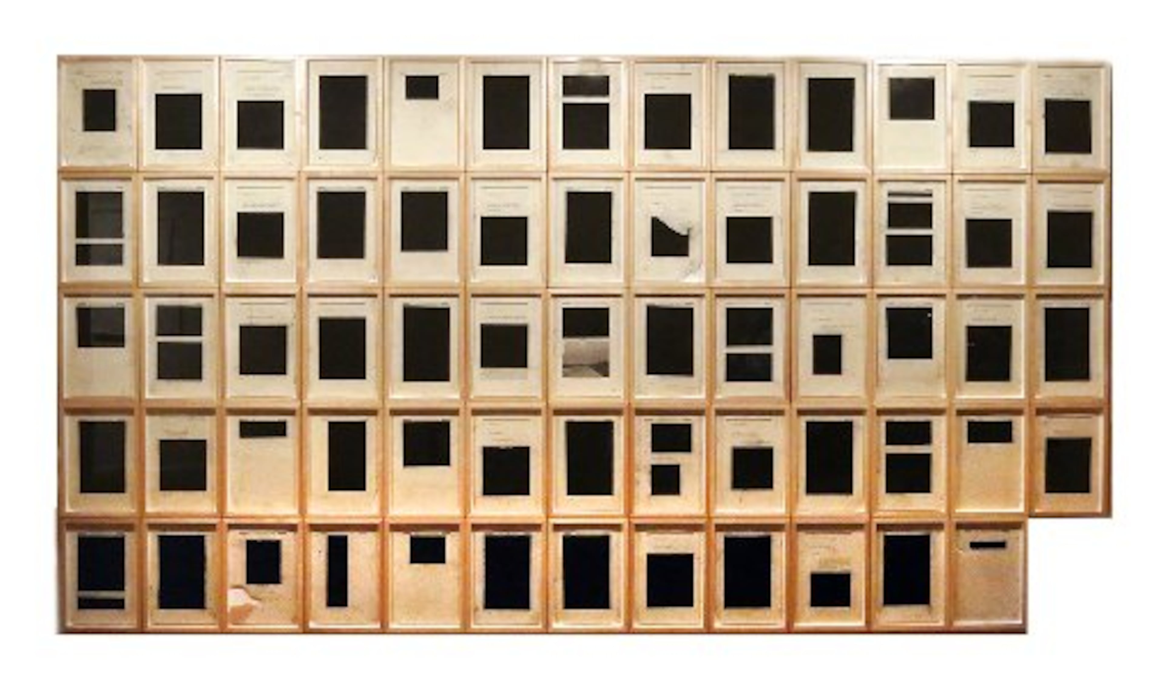 "Southern Review" by Bethany Collins is featured in the "2015 Hudgens Prize Finalist's Exhibition" at the Hudgens Center for the Arts.