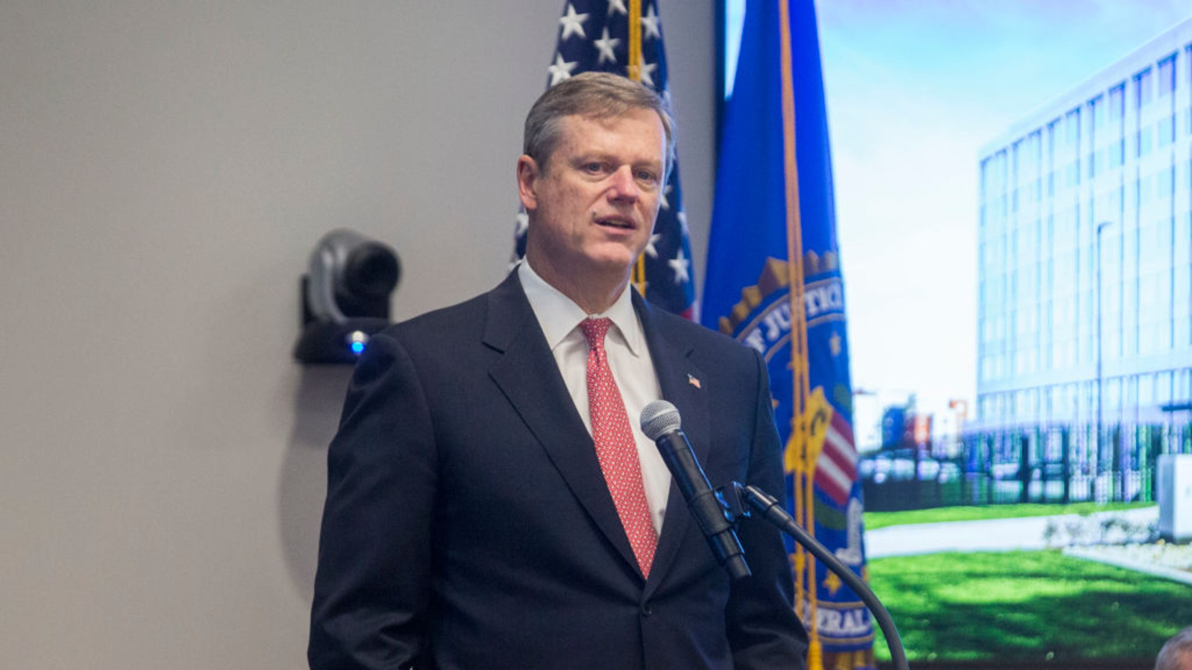 Massachussetts Gov. Charlie Baker. File photo. (Photo by Scott Eisen/Getty Images)