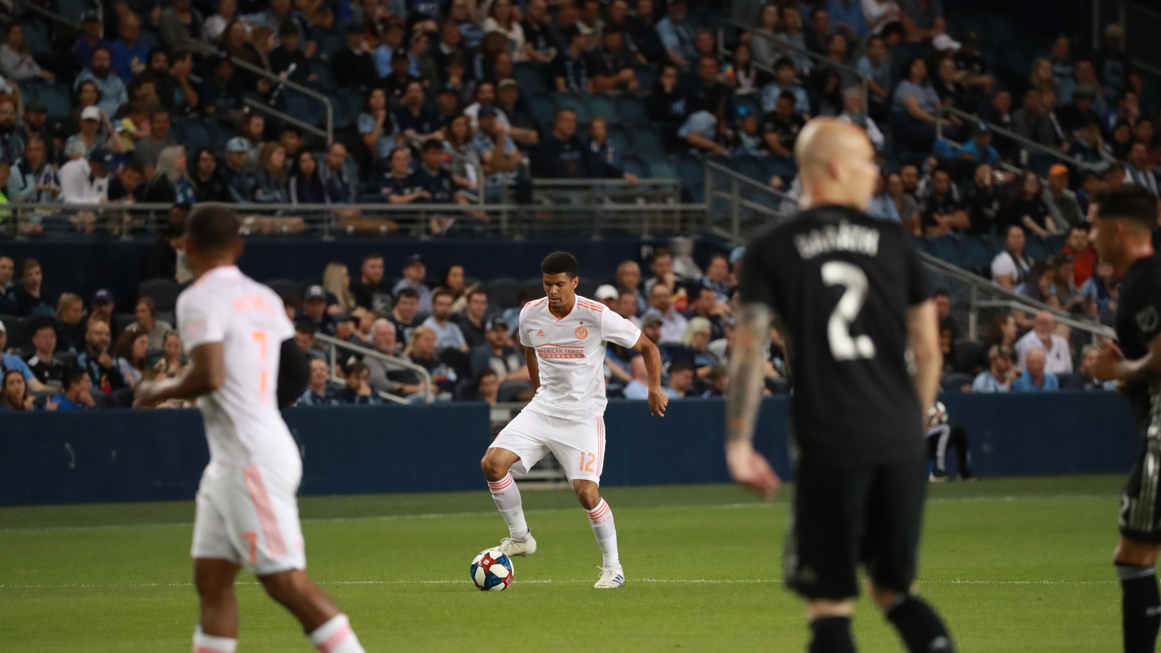 Atlanta United and Sporting KC played on Sunday at Children's Mercy Park in Kansas City, Kan. (Atlanta United)
