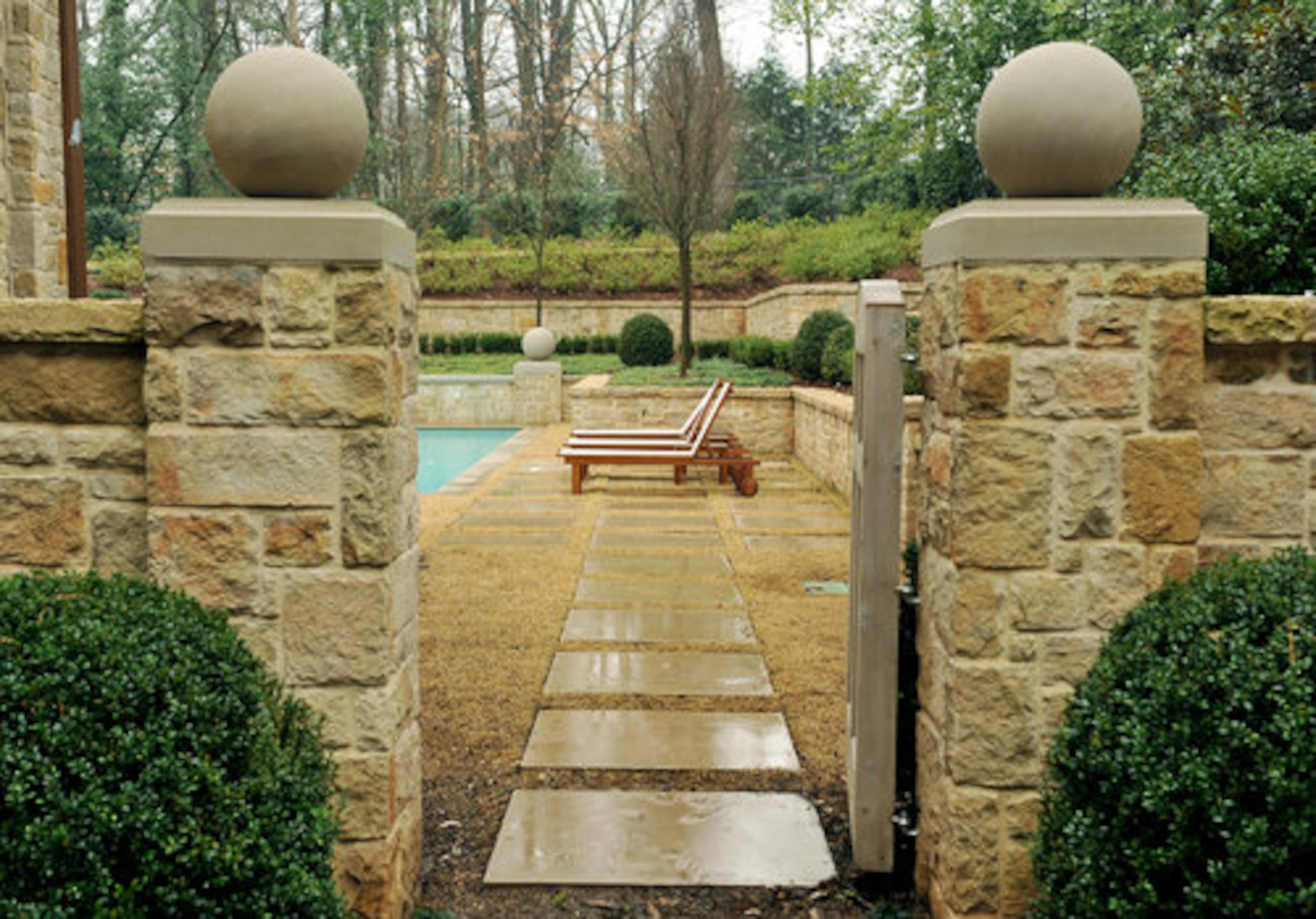 Listed at $4.895 million, the Benecki home was modeled after one they'd seen in Dallas' Highland Park. Endorsing Benecki as the unrivaled best builder in town, Wendy Zoller of Atlanta Fine Homes/Sotheby's says his homes "are built the way people used to build houses." As Melanie puts it, "He builds a house for generations. It's a not a huff-and-a-puff-and- a-blow-your-house-down."