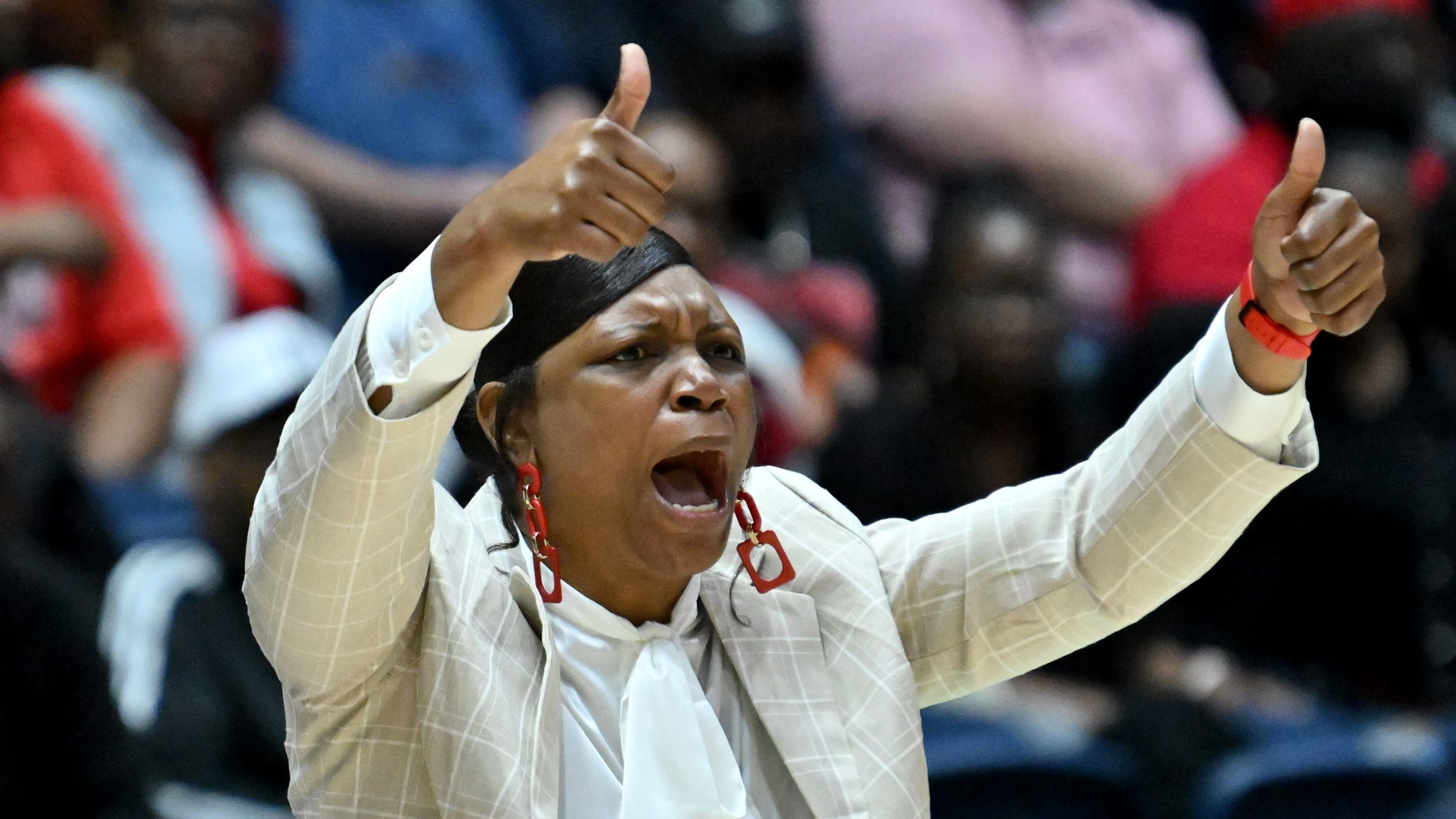 Baldwin coach Kizzi Walker has been named the Class 4A girls coach of the year for the 2023-24 season.