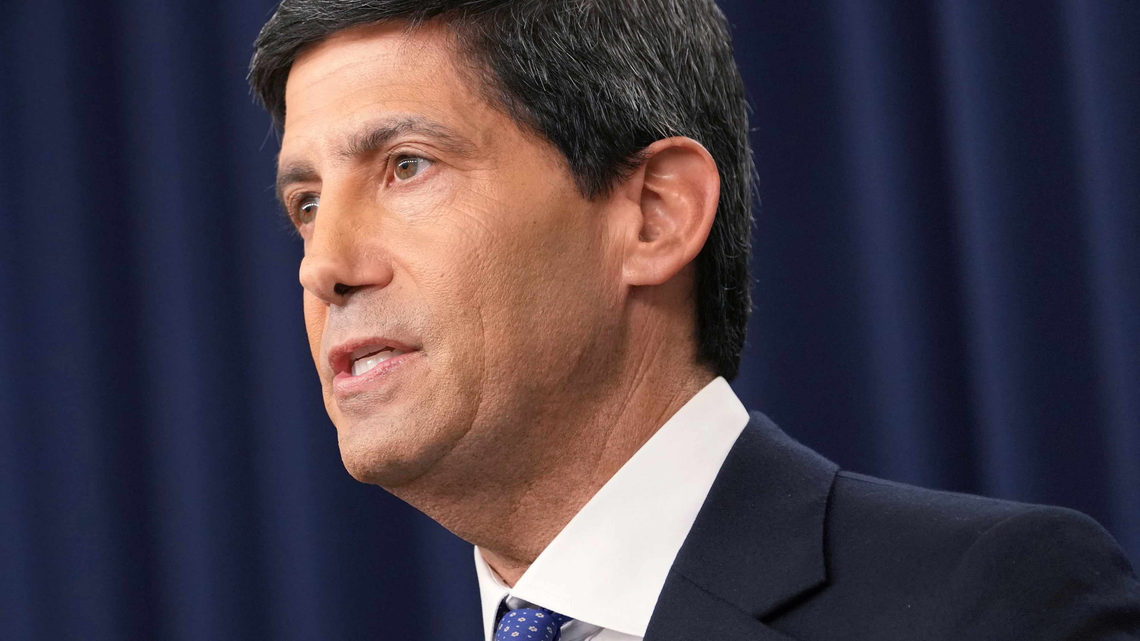 Federal Reserve Board Chairman Kevin Warsh speaks during a news conference at the Federal Reserve in Washington, Wednesday, Sept. 16, 2026. (AP Photo/Mark Schiefelbein)