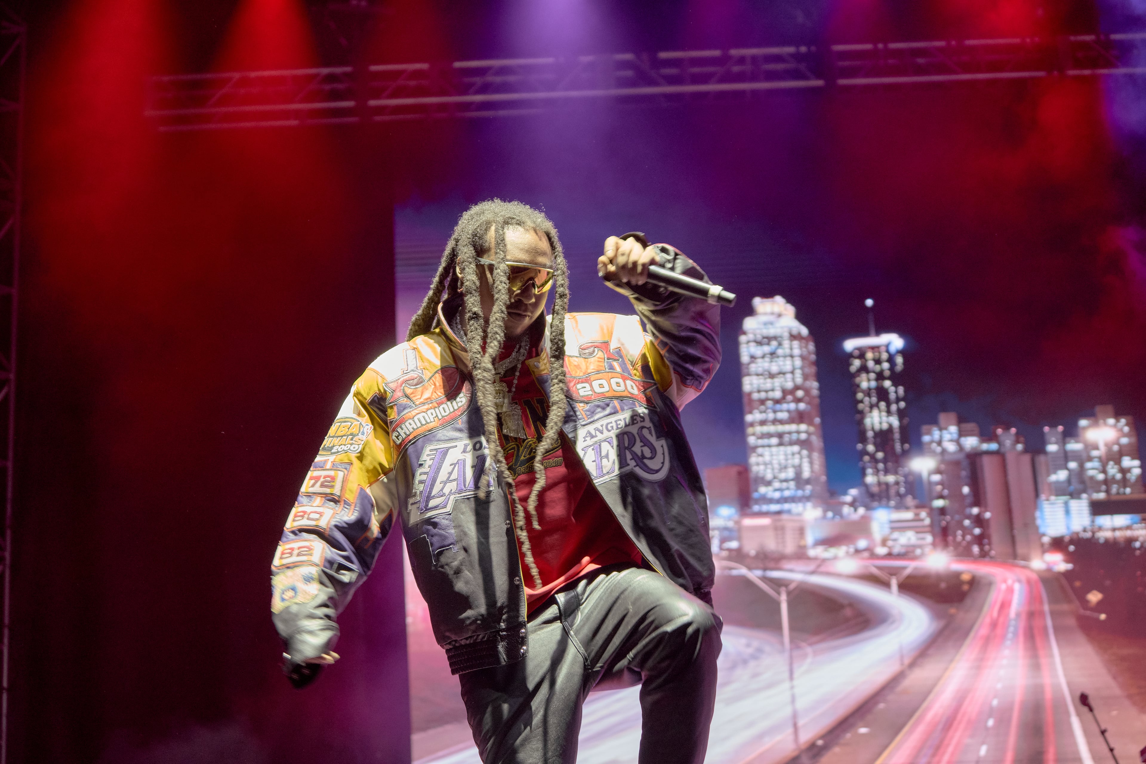 Migos’ Takeoff at ONE MusicFest held at Central Park on October 8, 2022, in Atlanta, Georgia.