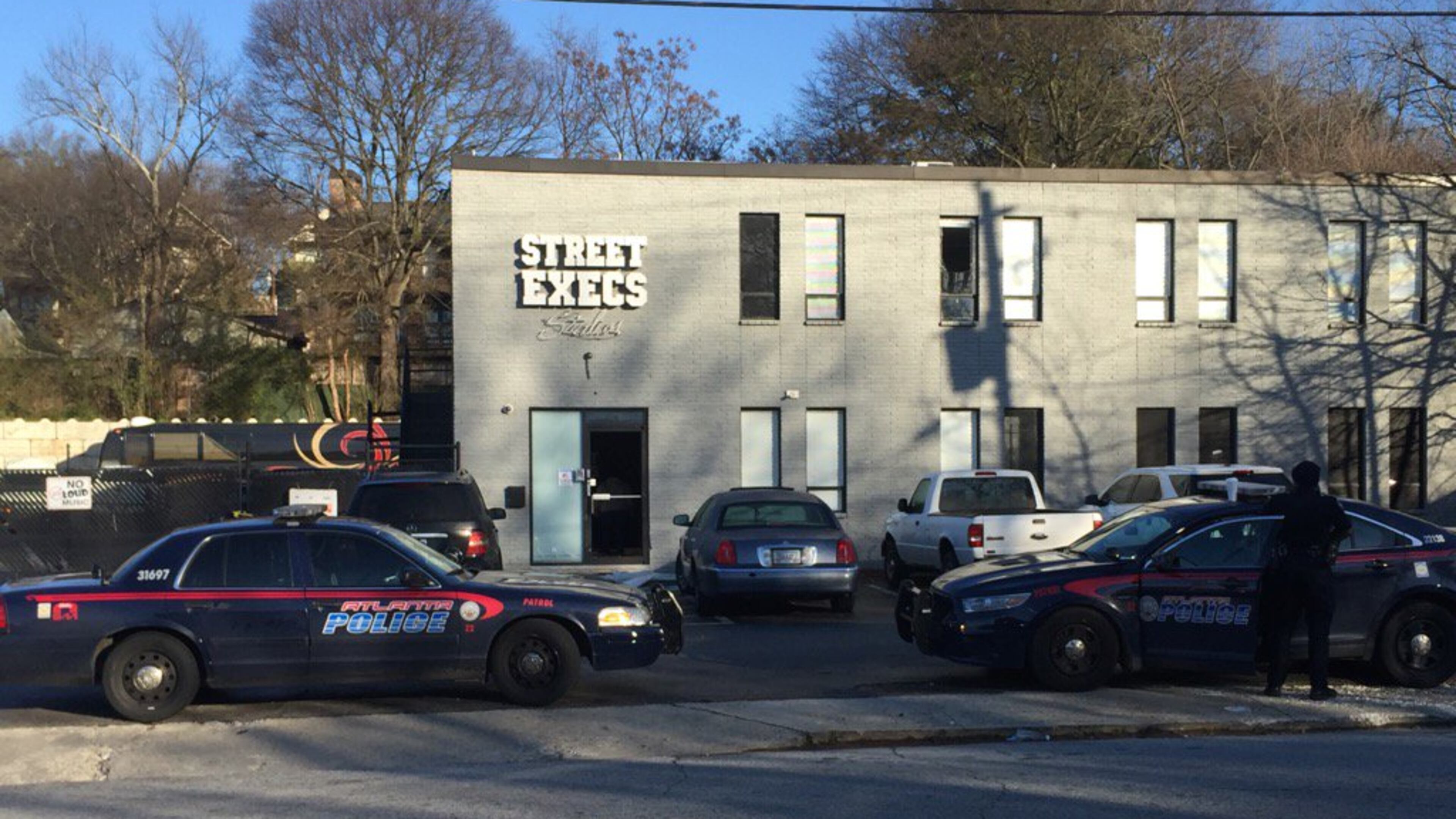 Atlanta rapper Bankroll Fresh was killed Friday night at Street Execs Studios in northwest Atlanta. (Credit: Channel 2 Action News)