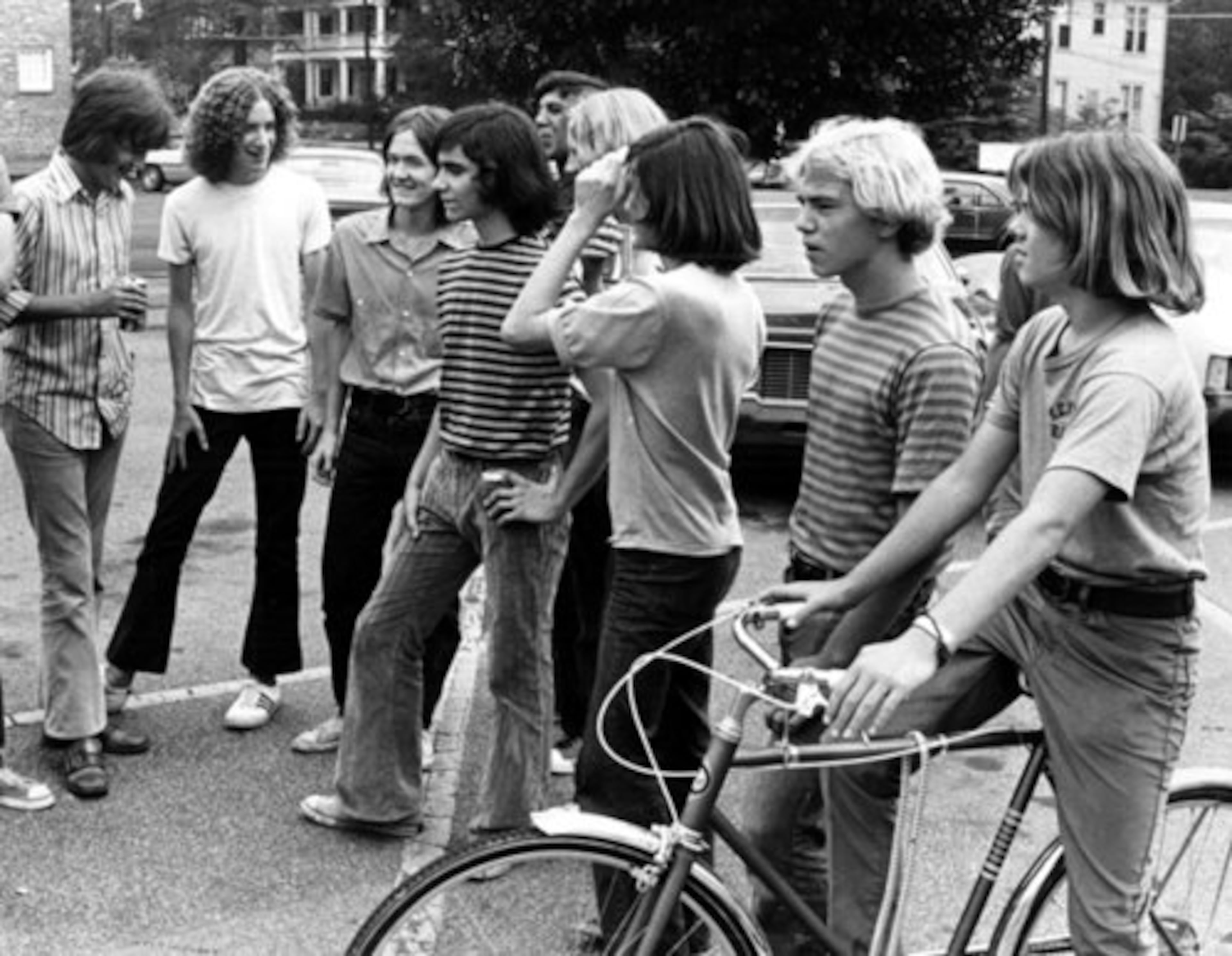 These male students were ejected from Marietta High School for their long hair in 1971.