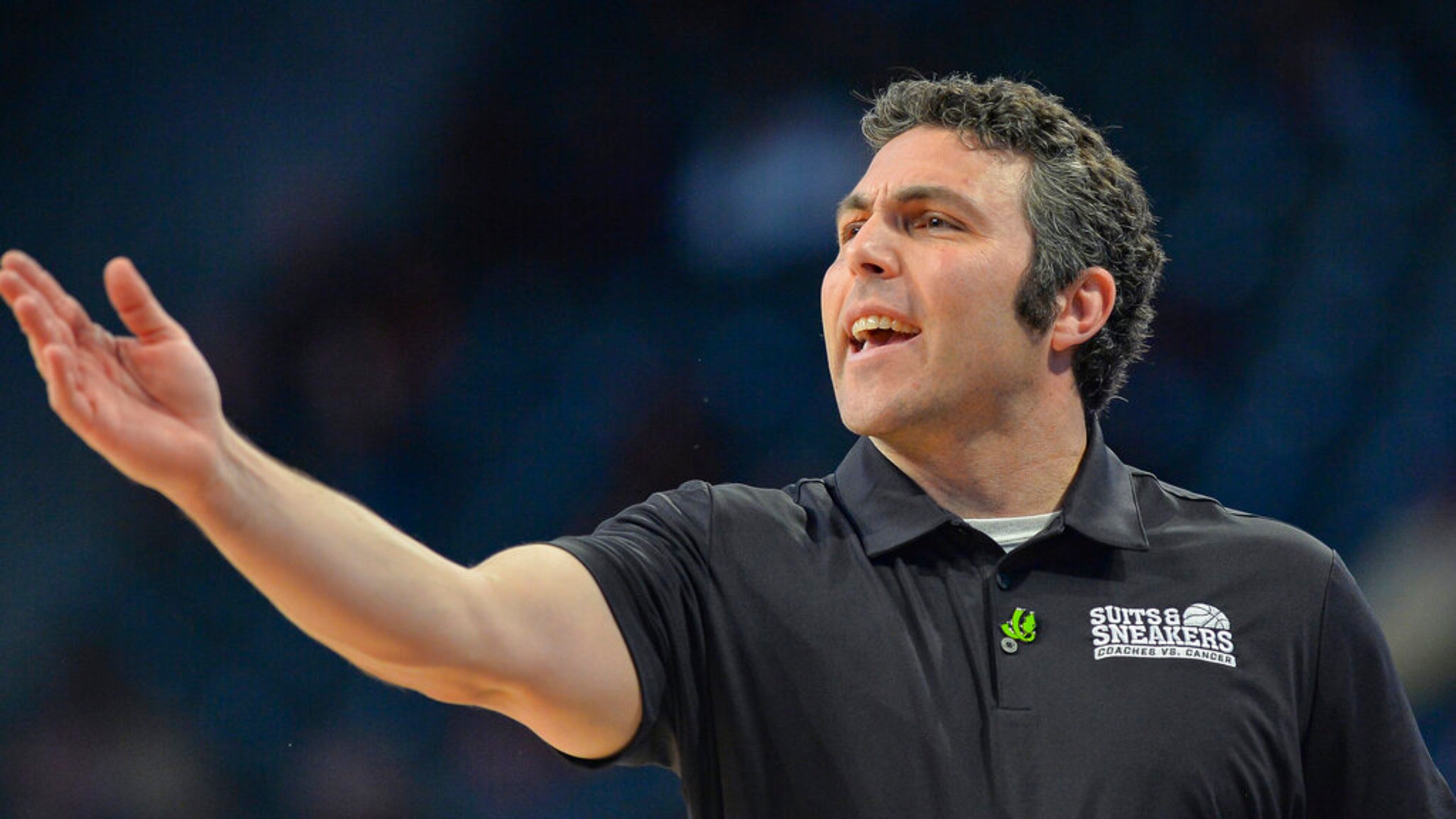 Georgia Tech coach Josh Pastner gestures from the sideline during the ACC college basketball game between the Miami Hurricanes and the Georgia Tech Yellow Jackets on January 29th, 2022 at Hank McCamish Pavilion in Atlanta, GA. (Photo by Rich von Biberstein/Icon Sportswire) (Icon Sportswire via AP Images)