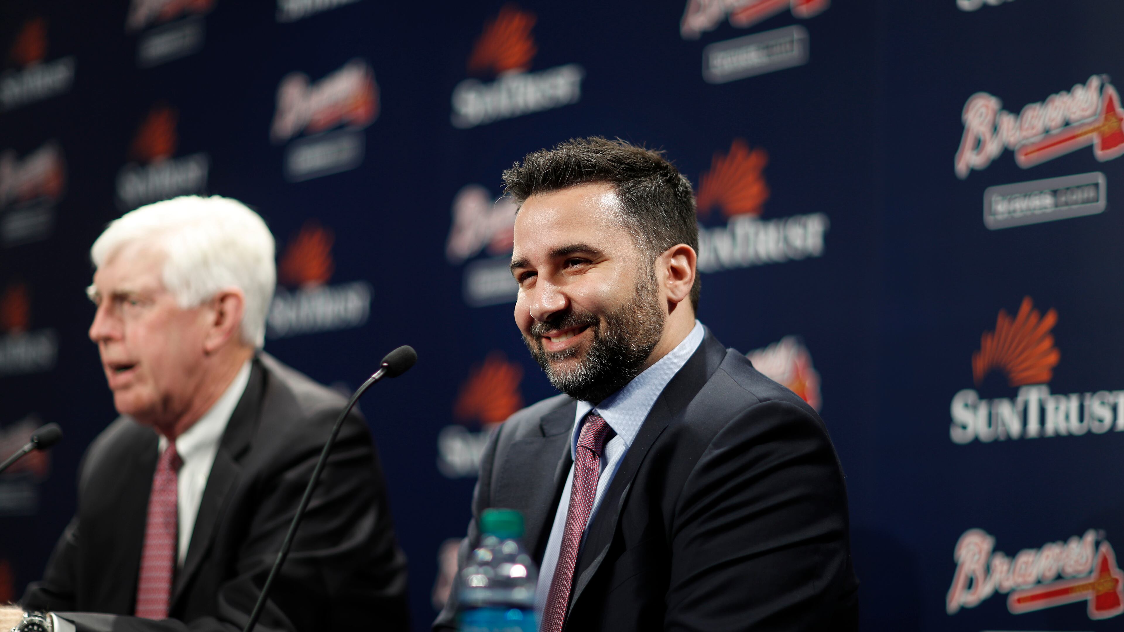 Terry McGuirk and Alex Anthopoulos.
