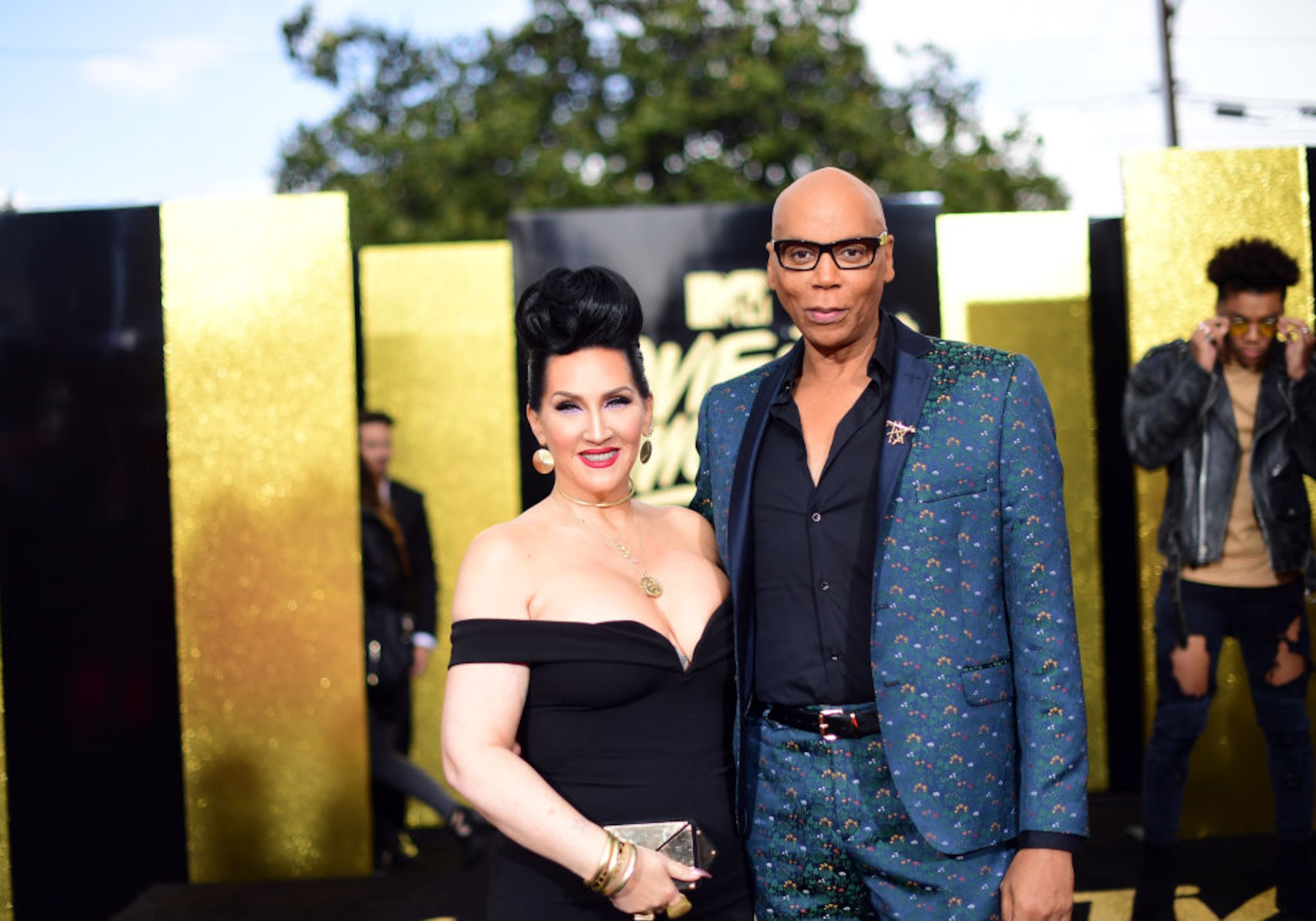 LOS ANGELES, CA - MAY 07: TV personalities Michelle Visage (L) and RuPaul attend the 2017 MTV Movie And TV Awards at The Shrine Auditorium on May 7, 2017 in Los Angeles, California. (Photo by Matt Winkelmeyer/Getty Images)