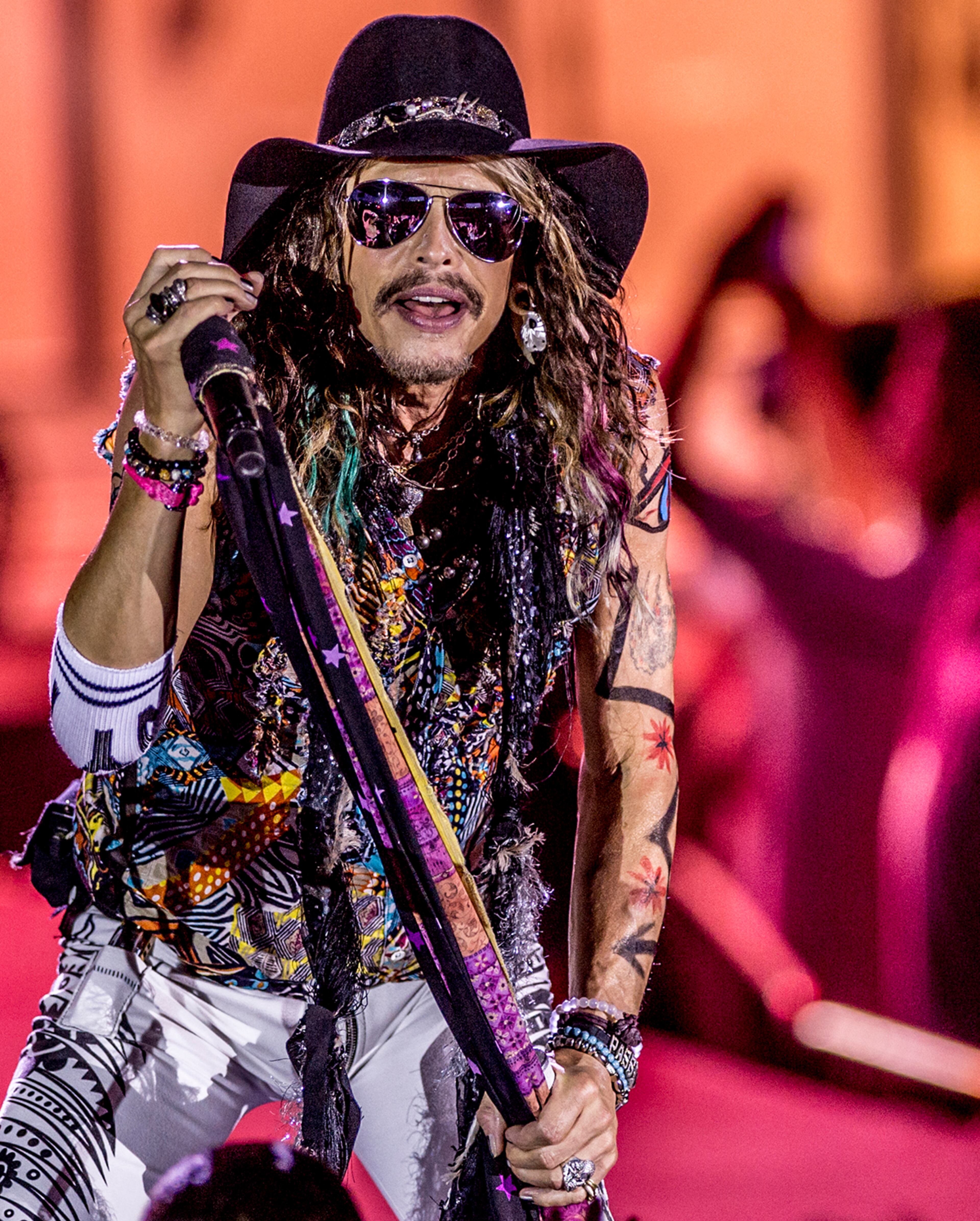 Rock legends Aerosmith did not disappoint by playing all the hits for a big crowd at Riverbend Music Center in Cincinnati, Ohio.