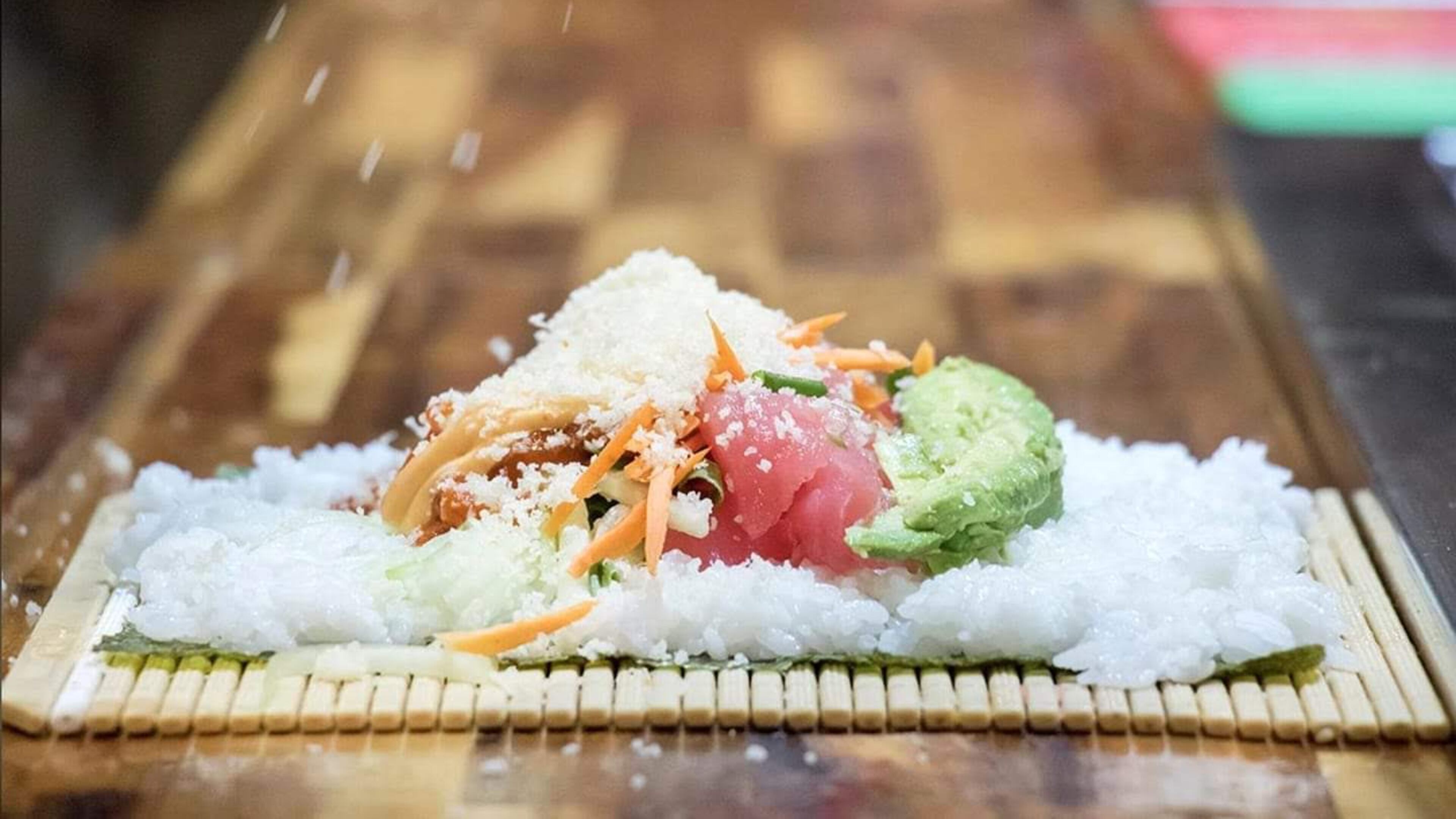 Sushi burrito from Roll On In.