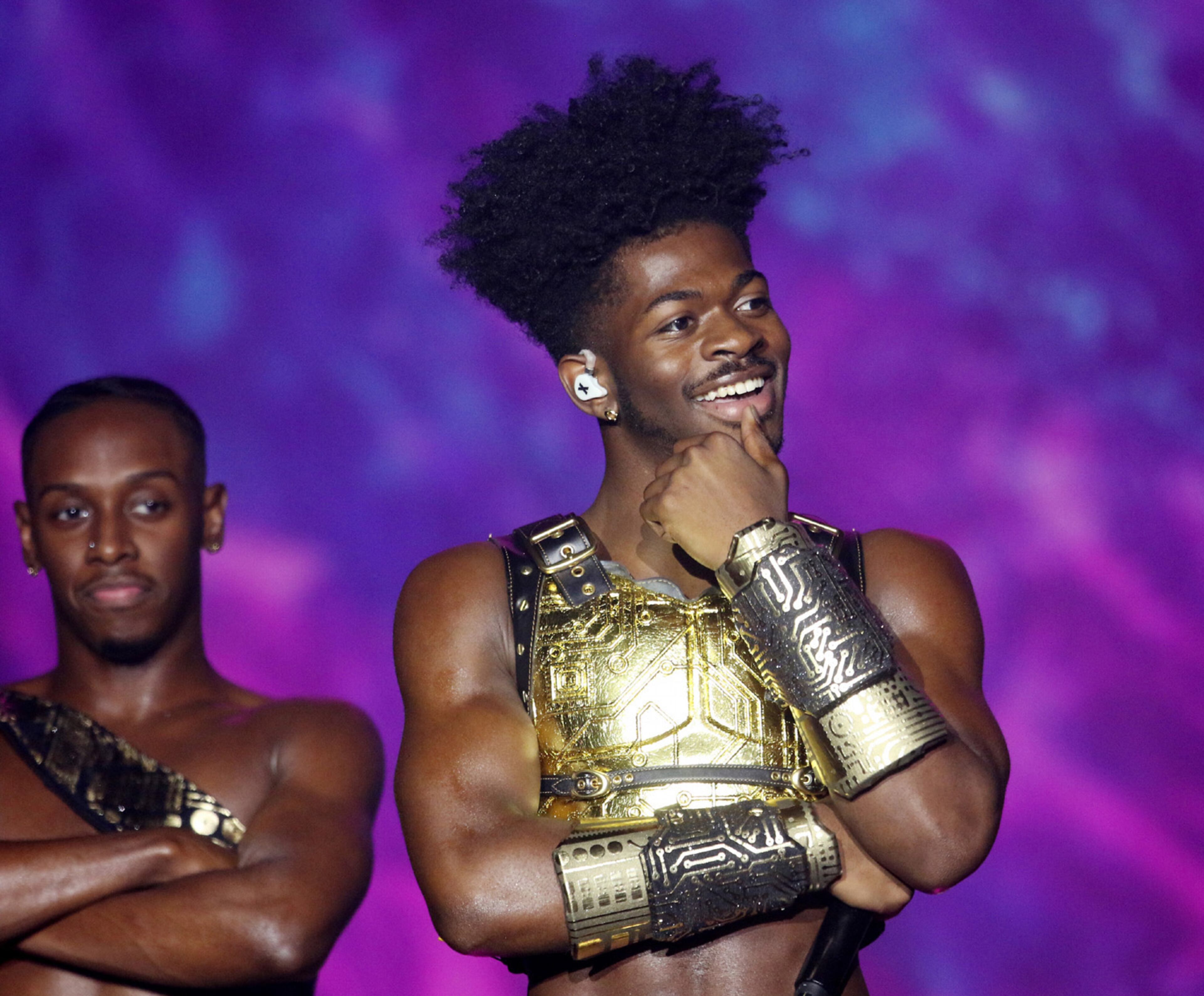 Atlanta native Lil Nas X played the first show of a two-night run in his hometown on Tuesday, Sept. 27, 2022, at the Coca-Cola Roxy Theatre. The Long Live Montero Tour hits the stage again Wednesday night at the Roxy in The Battery Atlanta. Robb Cohen for the Atlanta Journal-Constitution