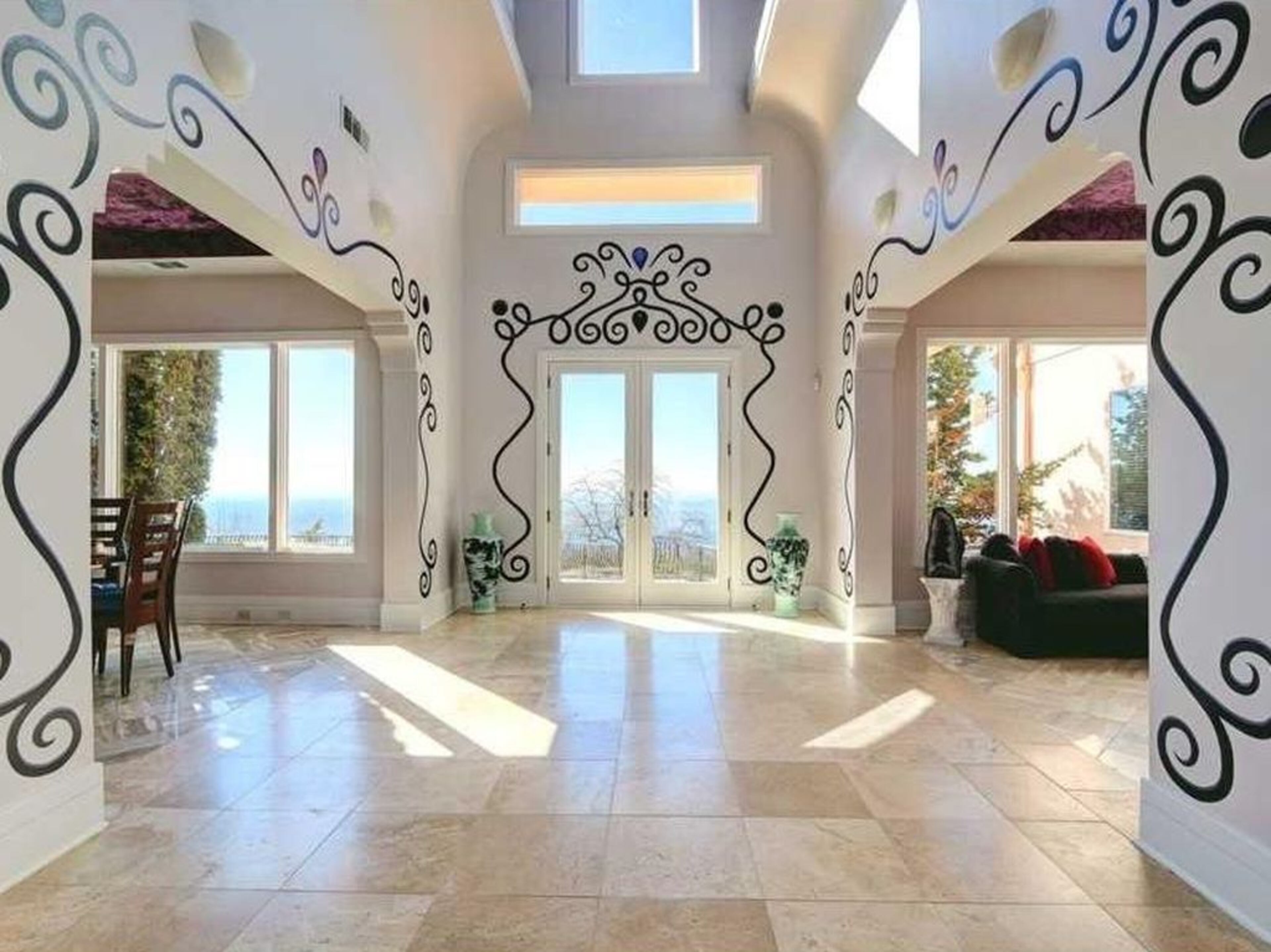 This Marietta mansion spans 8,104 square feet and comes with six bedrooms and five-and-a-half bathrooms, according to the listing on Zillow.com.