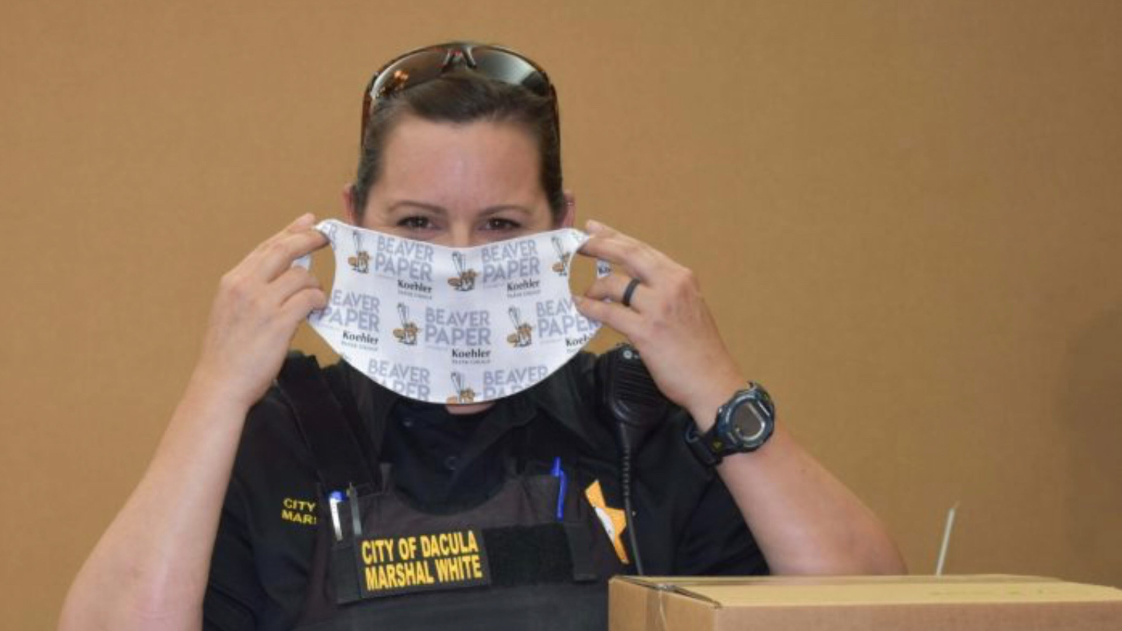 Beaver Paper, a member of Koehler Paper Group based in Lawrenceville, recently donated anti-microbial face masks to Dacula to help support their COVID-19 response efforts.