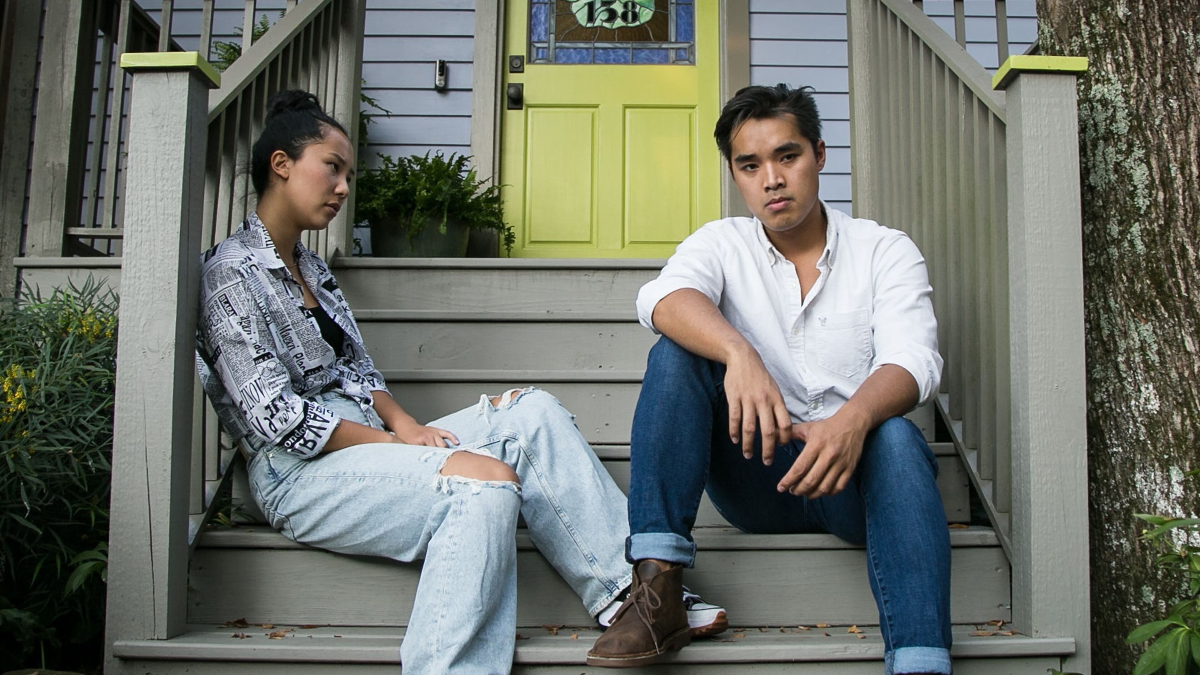 Michelle Pokopac and Ryan Vo appear in the drama "Hometown Boy" at Actor's Express.
Courtesy of Casey Gardner Ford